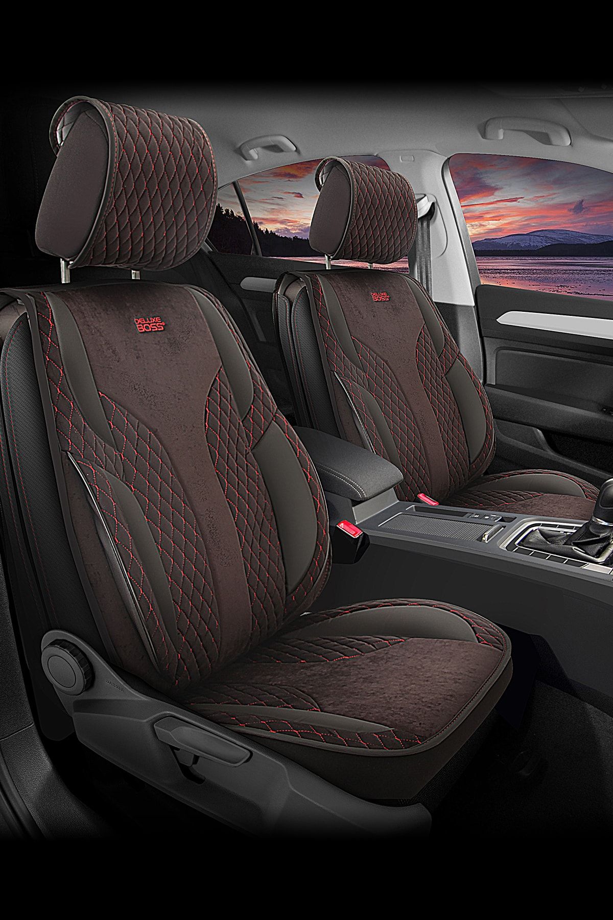 deluxe boss citroen c4 uyumlu kadife deri oto koltuk kilifi luxury fit comfort cf14 fiyati yorumlari trendyol