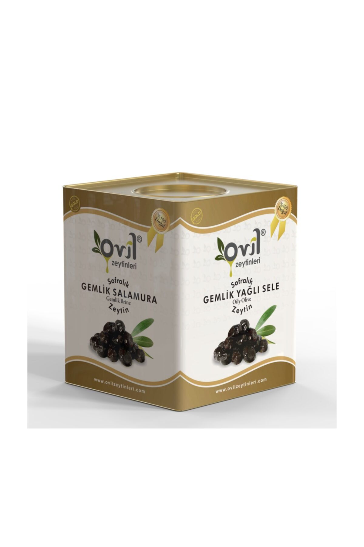 OVİL Siyah Zeytin Gemlik Tipi Yağlı Sele 261-290 10 Kg