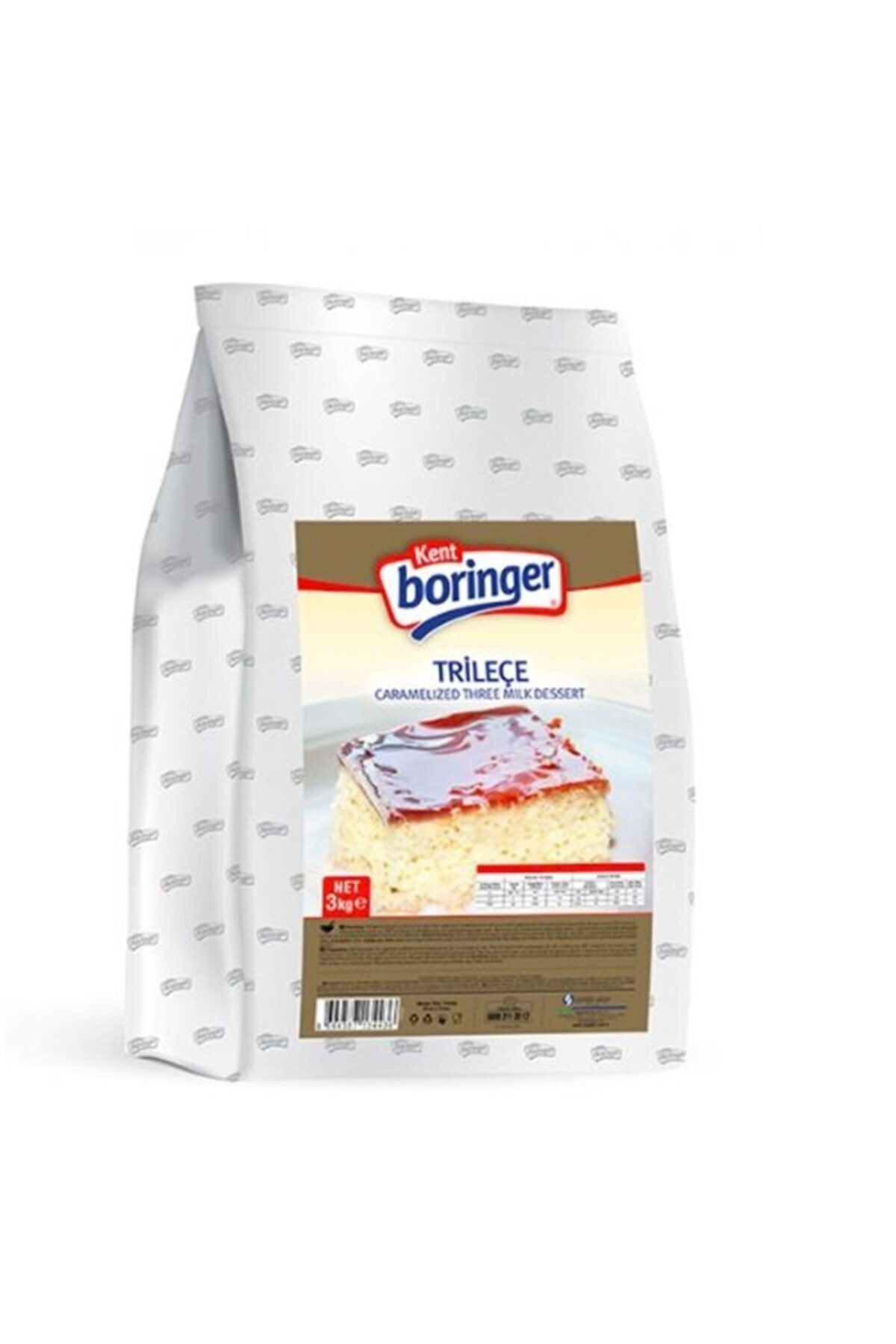 Kent Boringer Trileçe Karamelli (3kg + 1,2 kg Sos)