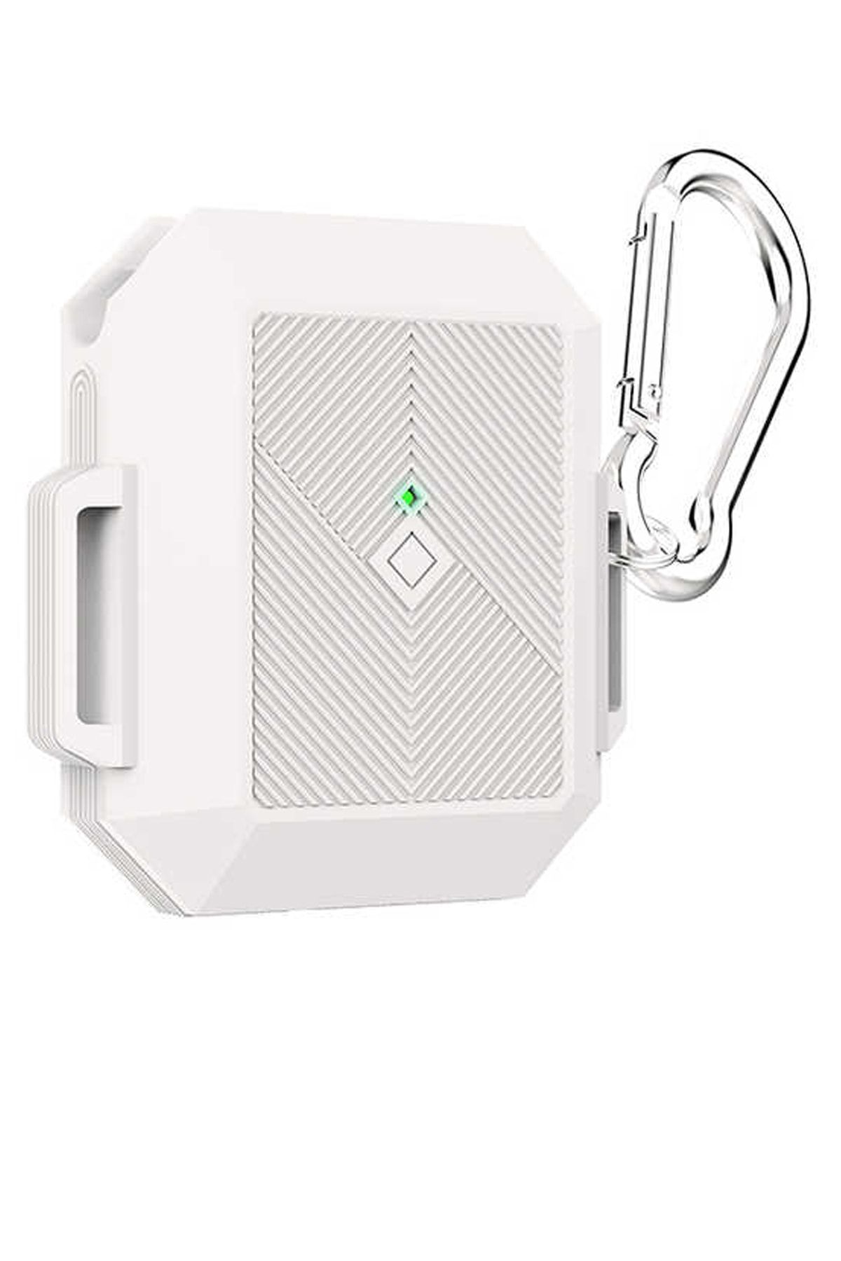 Elfia Apple Airpods 2. Nesil Kılıf Darbe Emici Fosforlu Silikon Koruma Kopçalı