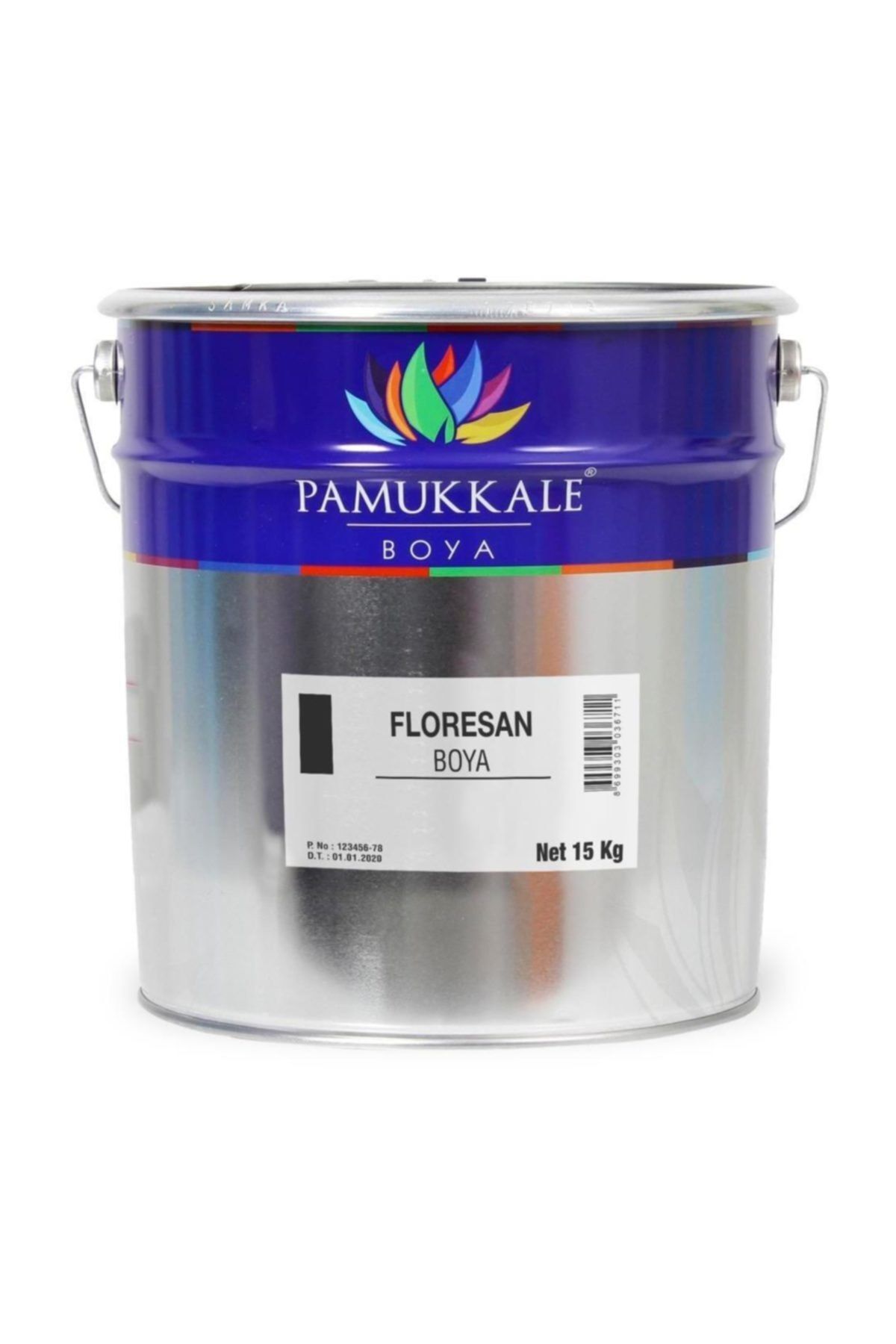 Pamukkale Endüstriyel Floresan Boya 15 Kg Yeşil