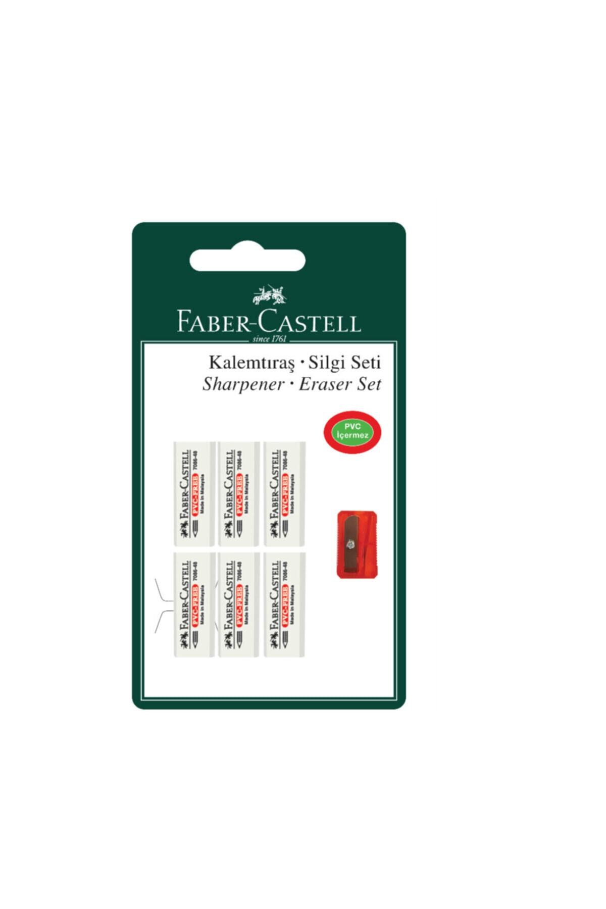 Faber Castell Kalemtıraş+silgi Seti