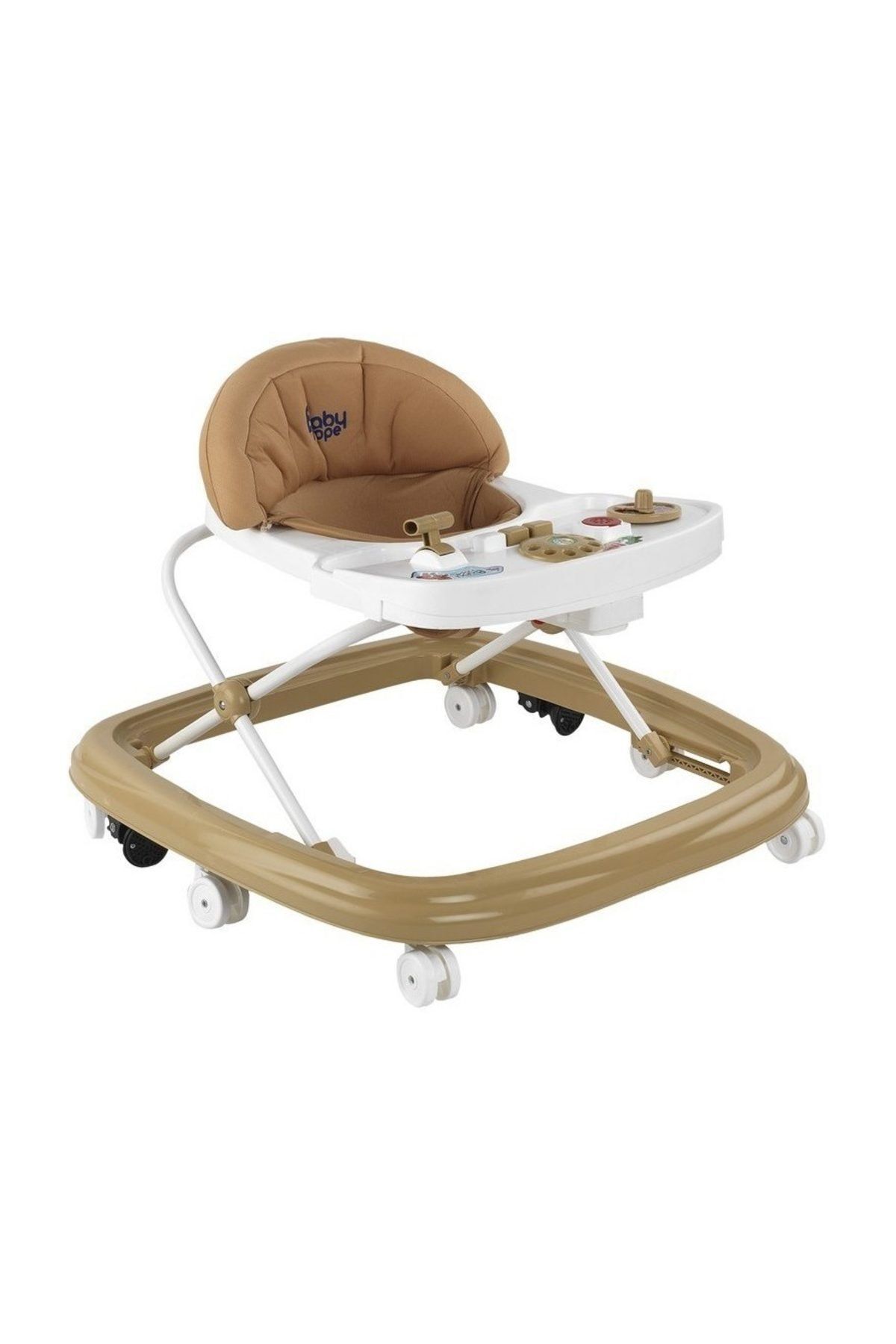 BabyHope 216 Oyuncaklı Yürüteç Kahverengi /