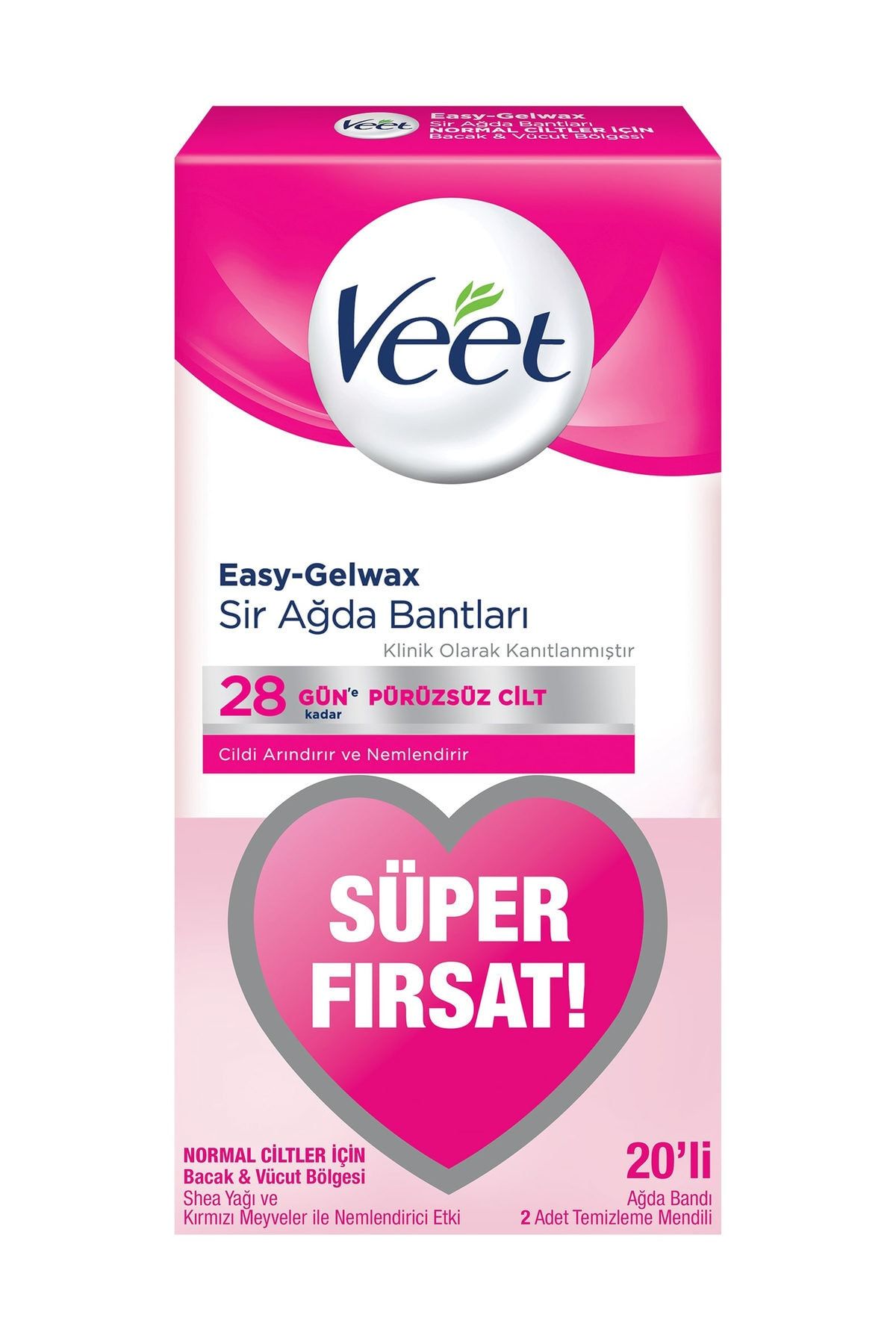Veet Ağda Bandı Normal 20'li Süper Fırsat