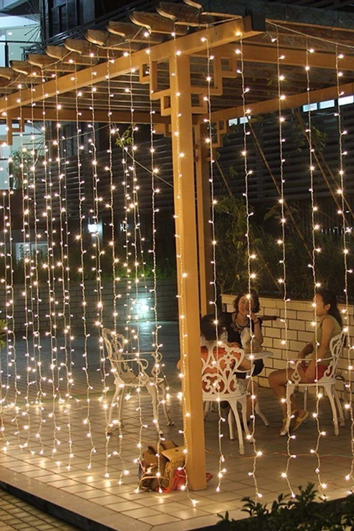 dekorden 2x1 metre perde led gun isigi sacakli led perde isik fiyati yorumlari trendyol