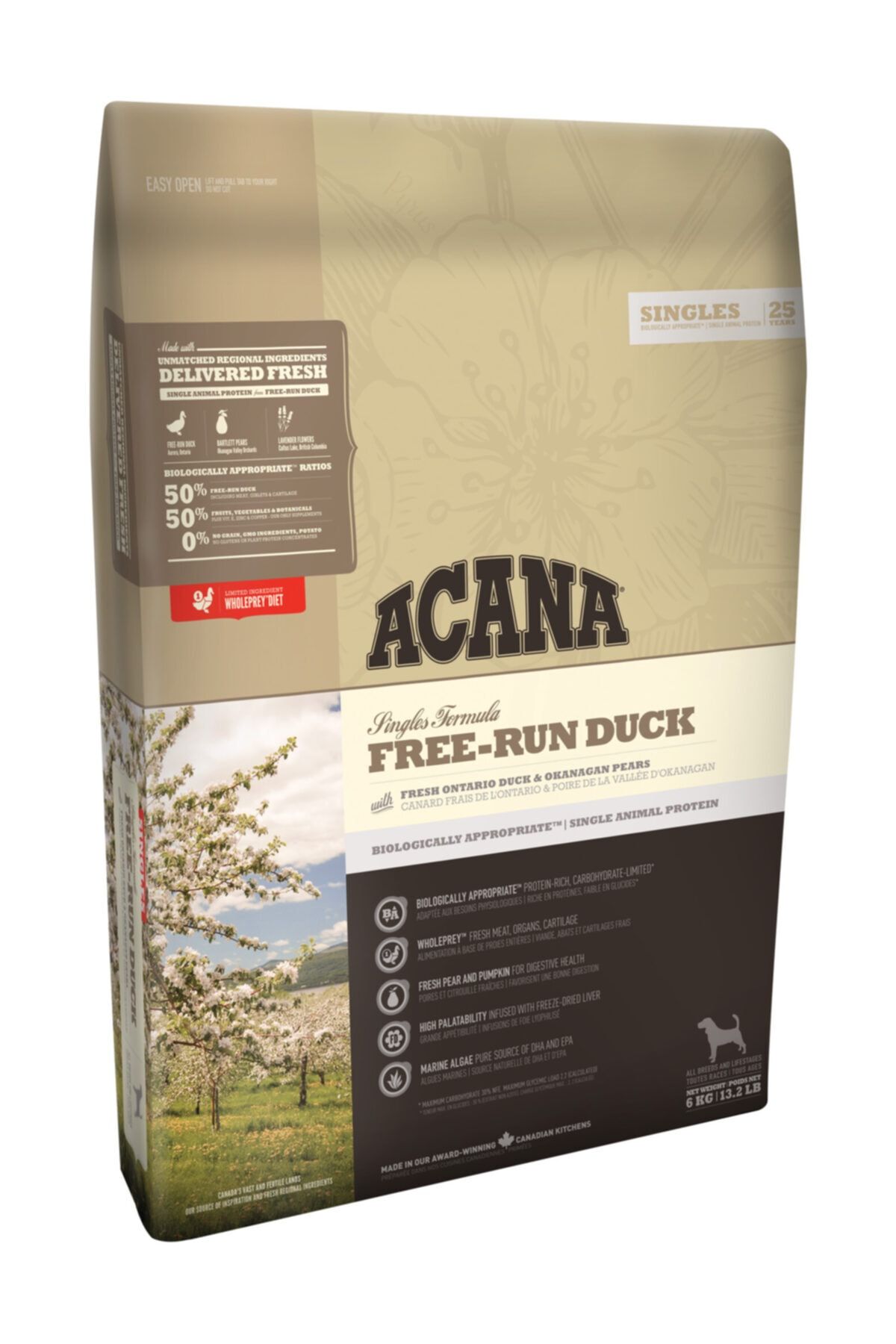 Acana Free-run Duck Tahılsız Ördekli Köpek Maması 2 Kg
