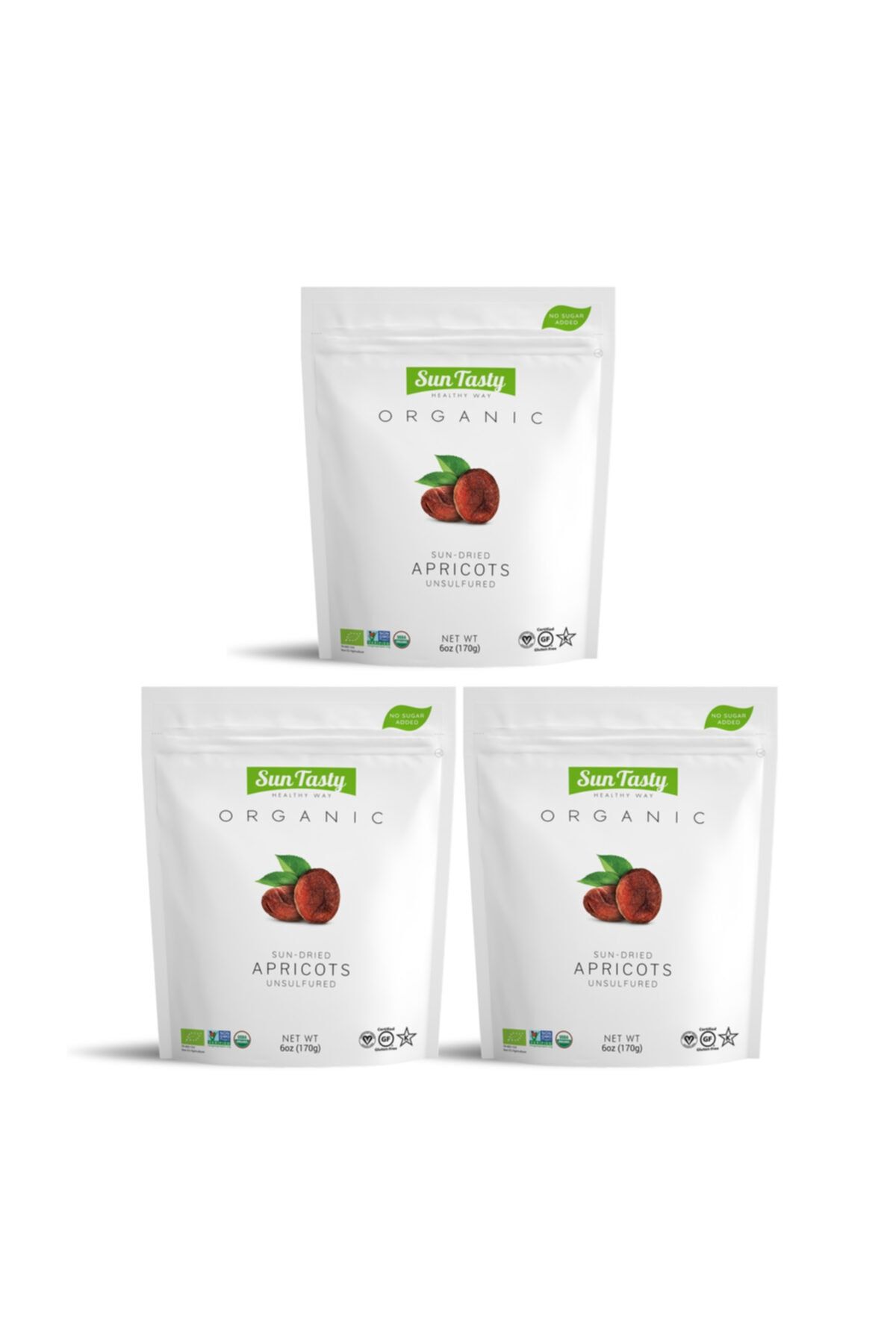 Suntasty Organik Kayısı 170gx3 510g