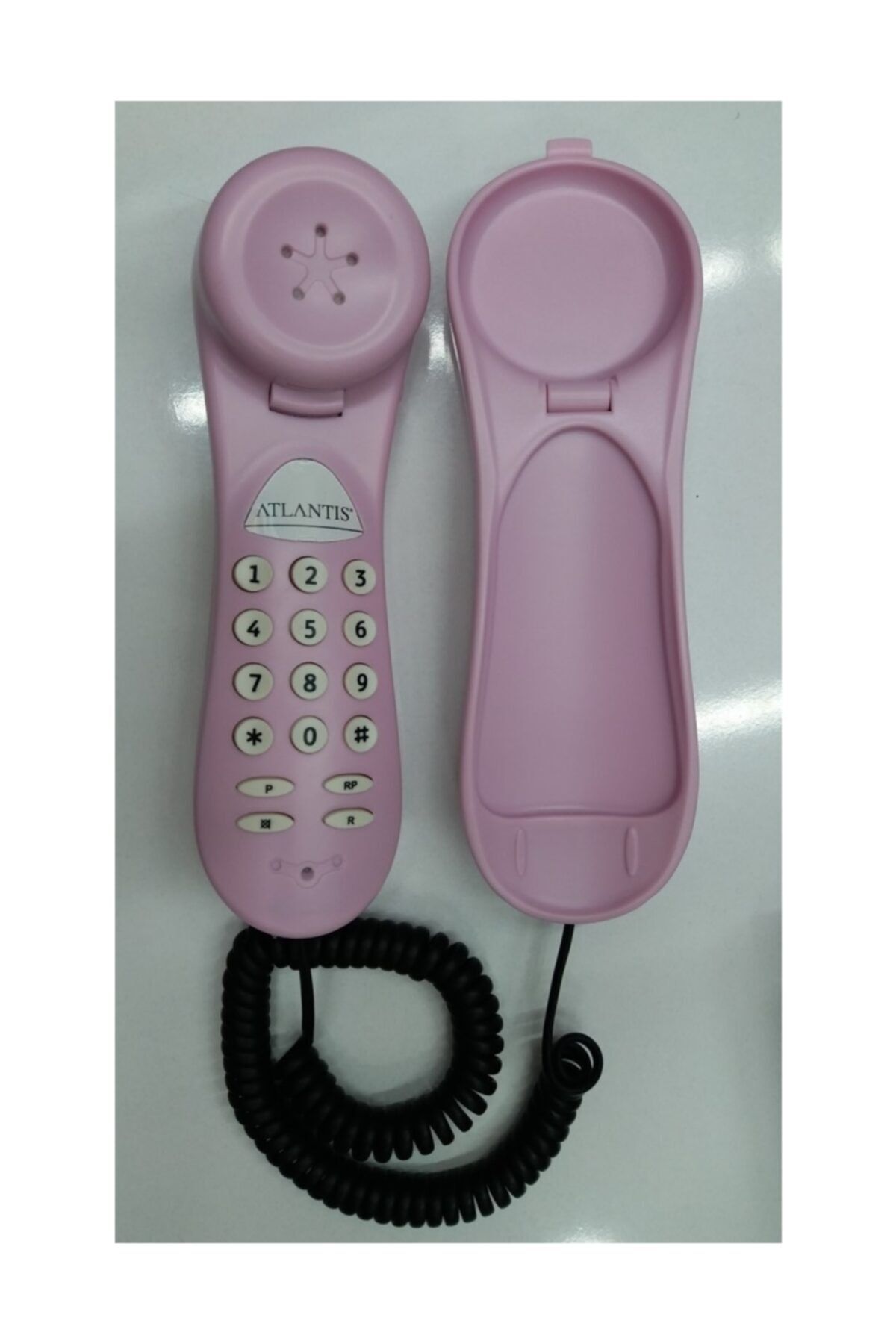 Atlantis 40 Kablolu Duvar Telefonu Pembe