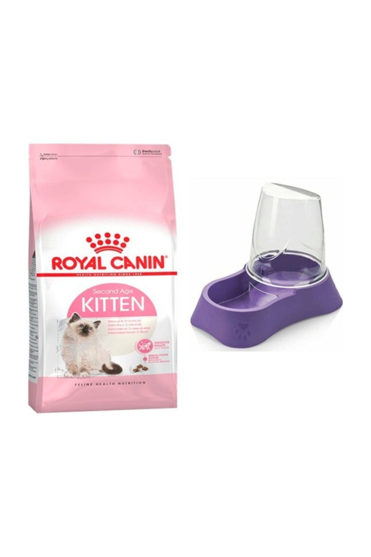 Royal Canin Kitten Yavru Kedi Maması 4 Kg + Evohe Mama Kabı (original)