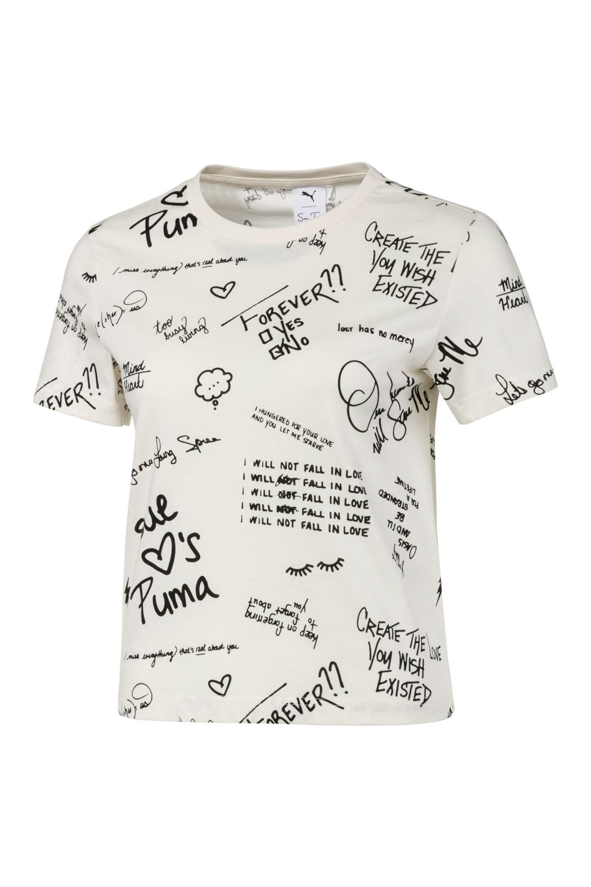 Puma x SUE TSAI Desenli Kadın T-Shirt