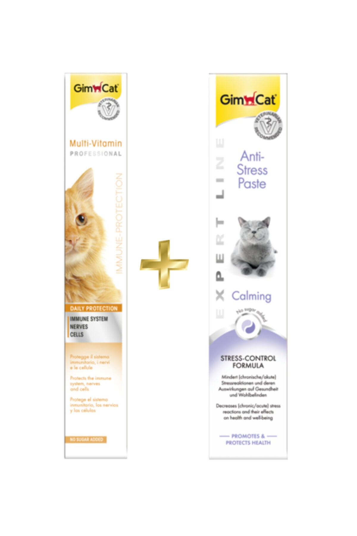 Gimcat Multivitamin Paste 100gr + Anti-stress Paste 50gr