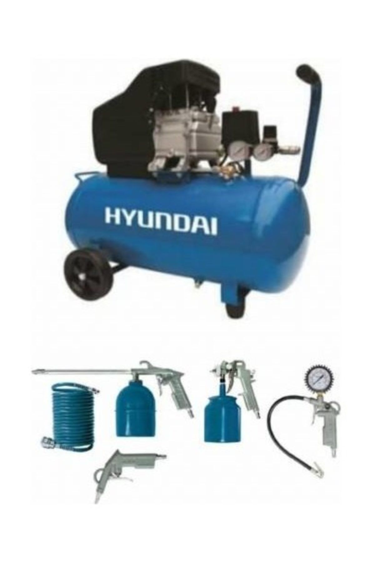 Hyundai Bm2050 Hava Kompresör + Aksesuar Seti