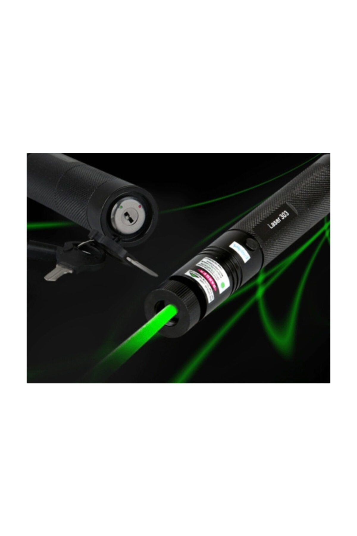 NARGO Yeşil Şarjlı Lazer Pointer 2000mw (yakıcı)