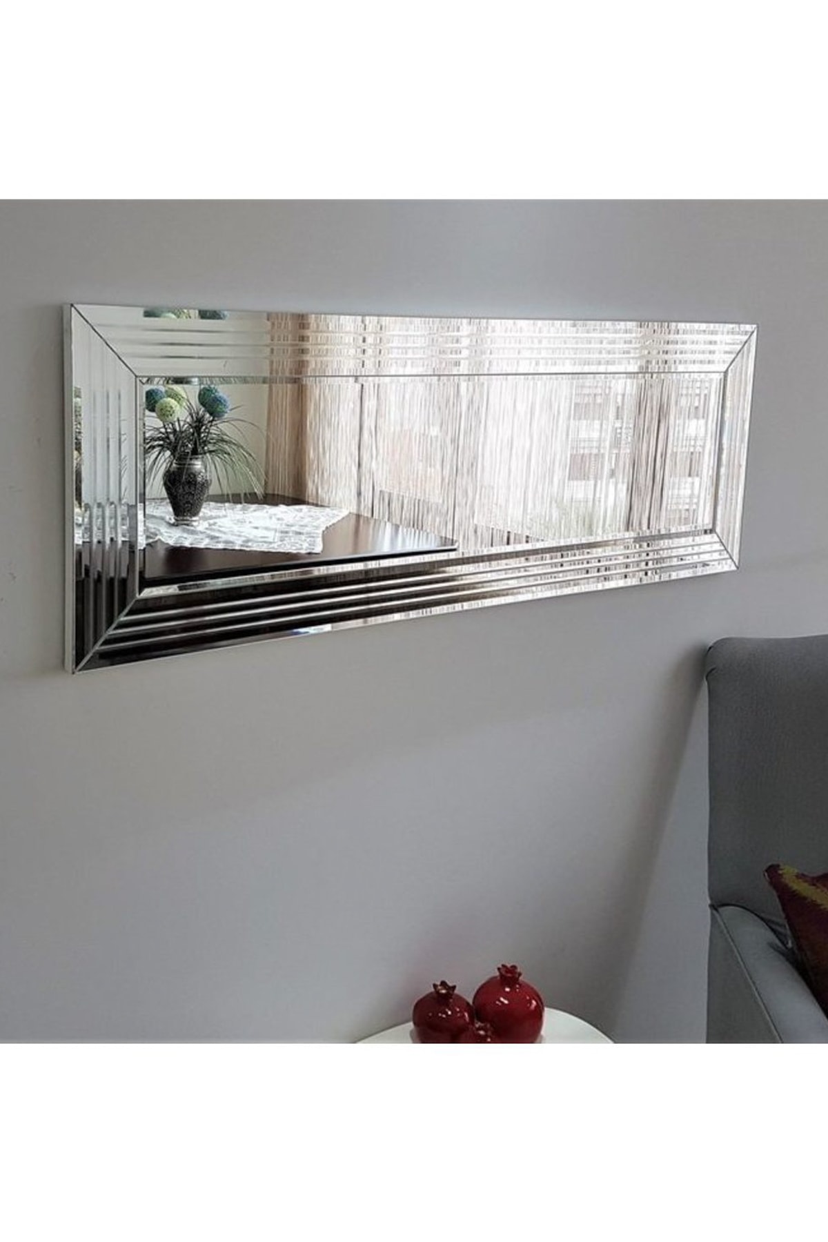 Vivense Neostill Dekoratıf Duvar Salon Ayna 120X40 A301-Y