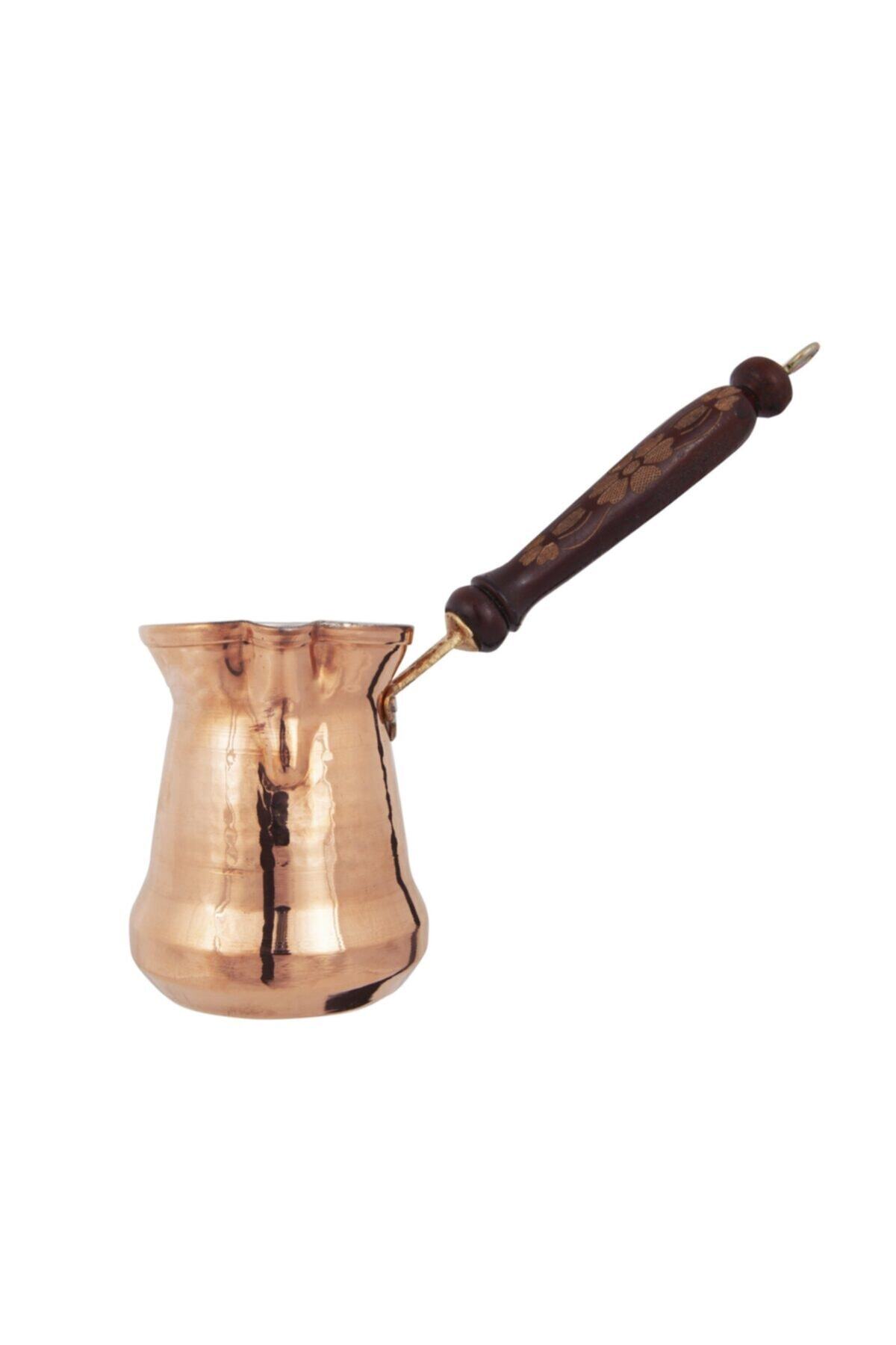 Saint Belisama Sultan Bakır Cezve 450ml Ahşap Kulp