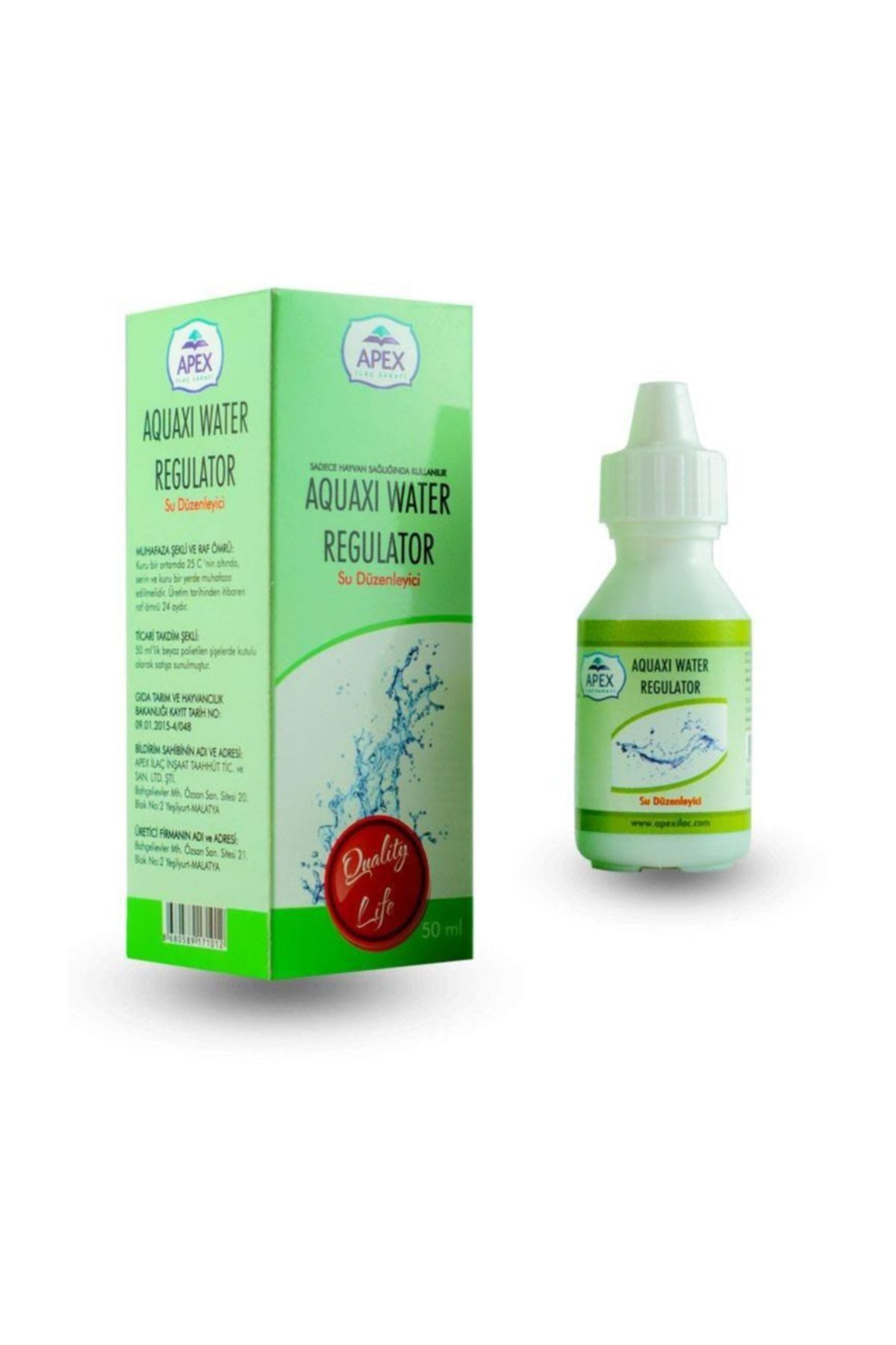 Apex Aquaxi Water Regulator Balıklar Su Düzenleyici 50 ml