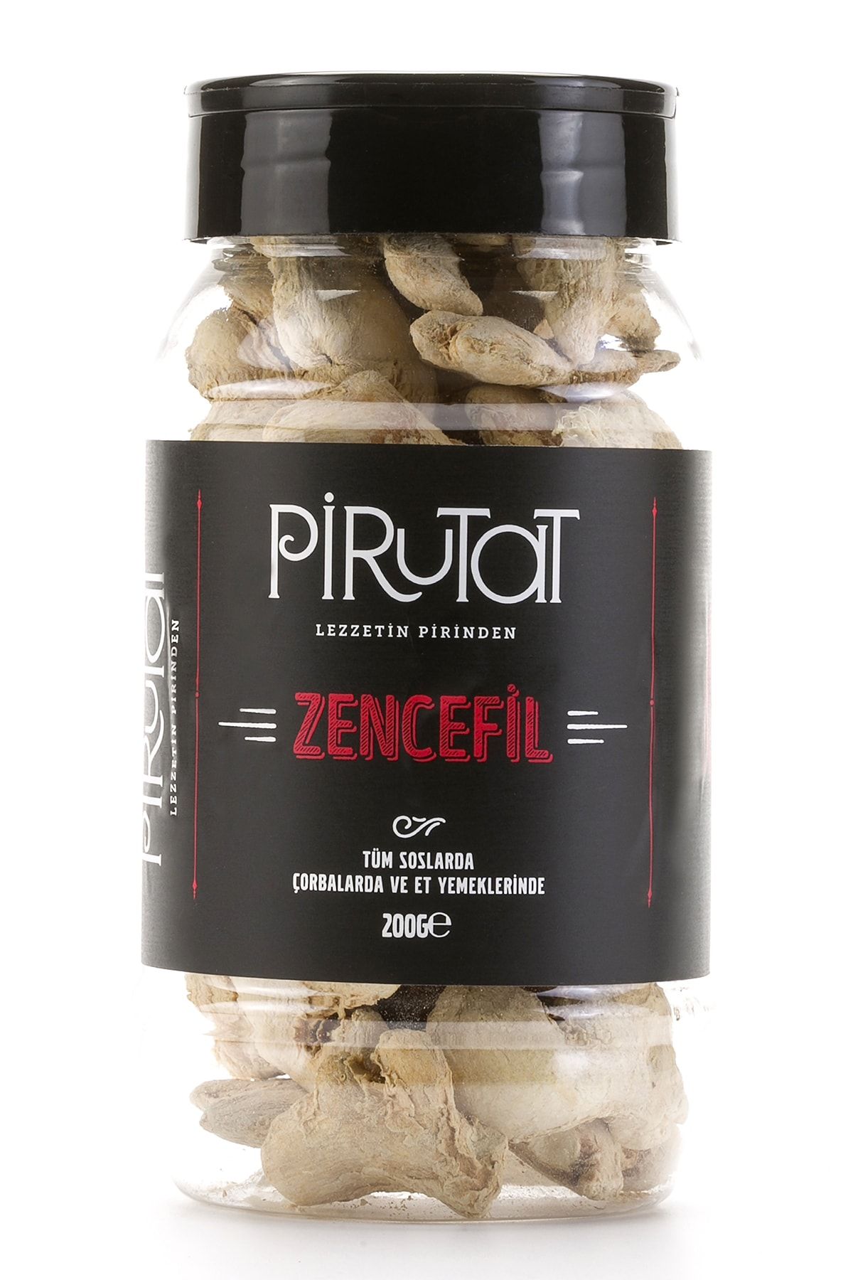 pirutat Zencefil Tane Kök 200 gr Pet - Flip Top Kapak