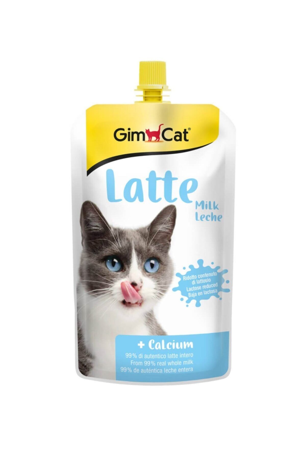 Gimcat 4 Adet Milk Latte Calcium Sıvı Kedi Sütü 200 ml
