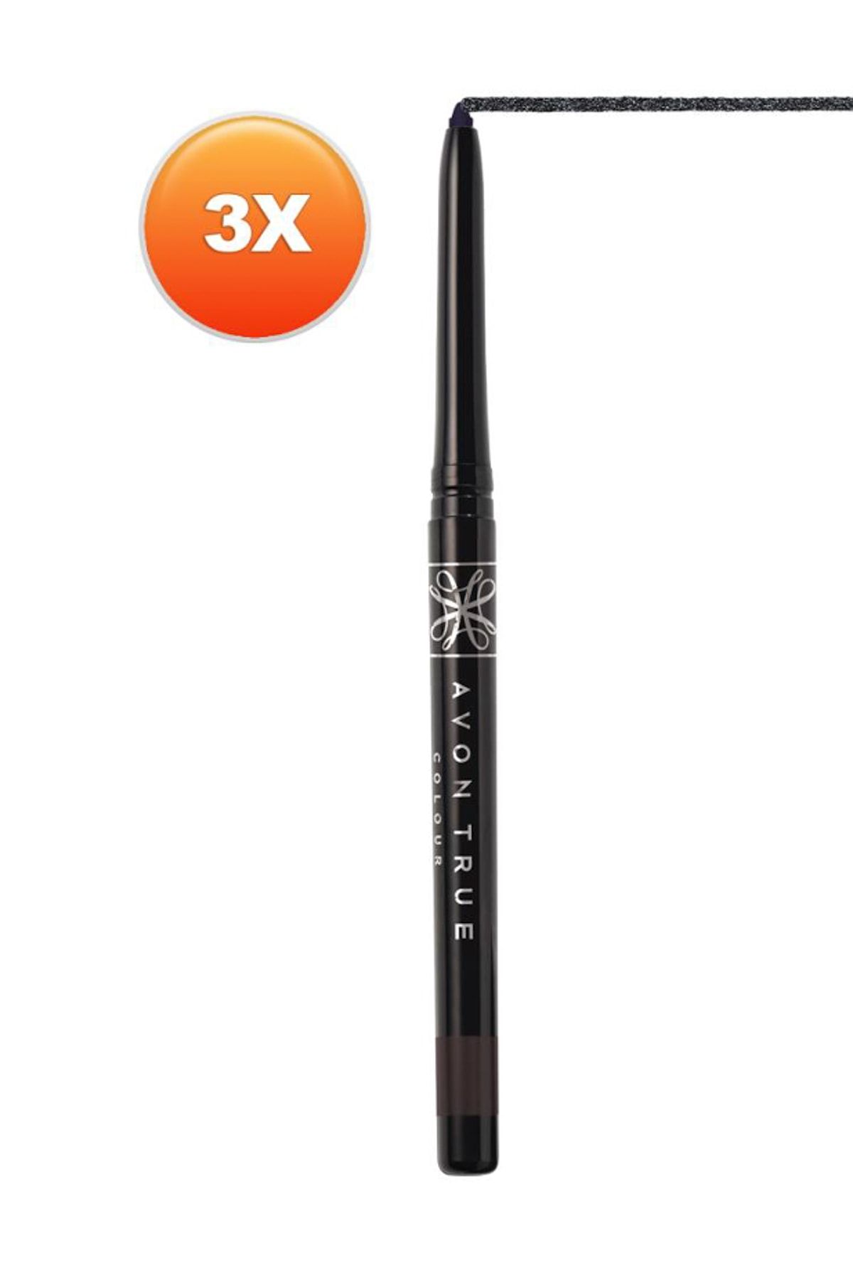 AVON Diamonds Aç Kapa Pırıltılı Göz Kalemi Black Ice Üçlü Set