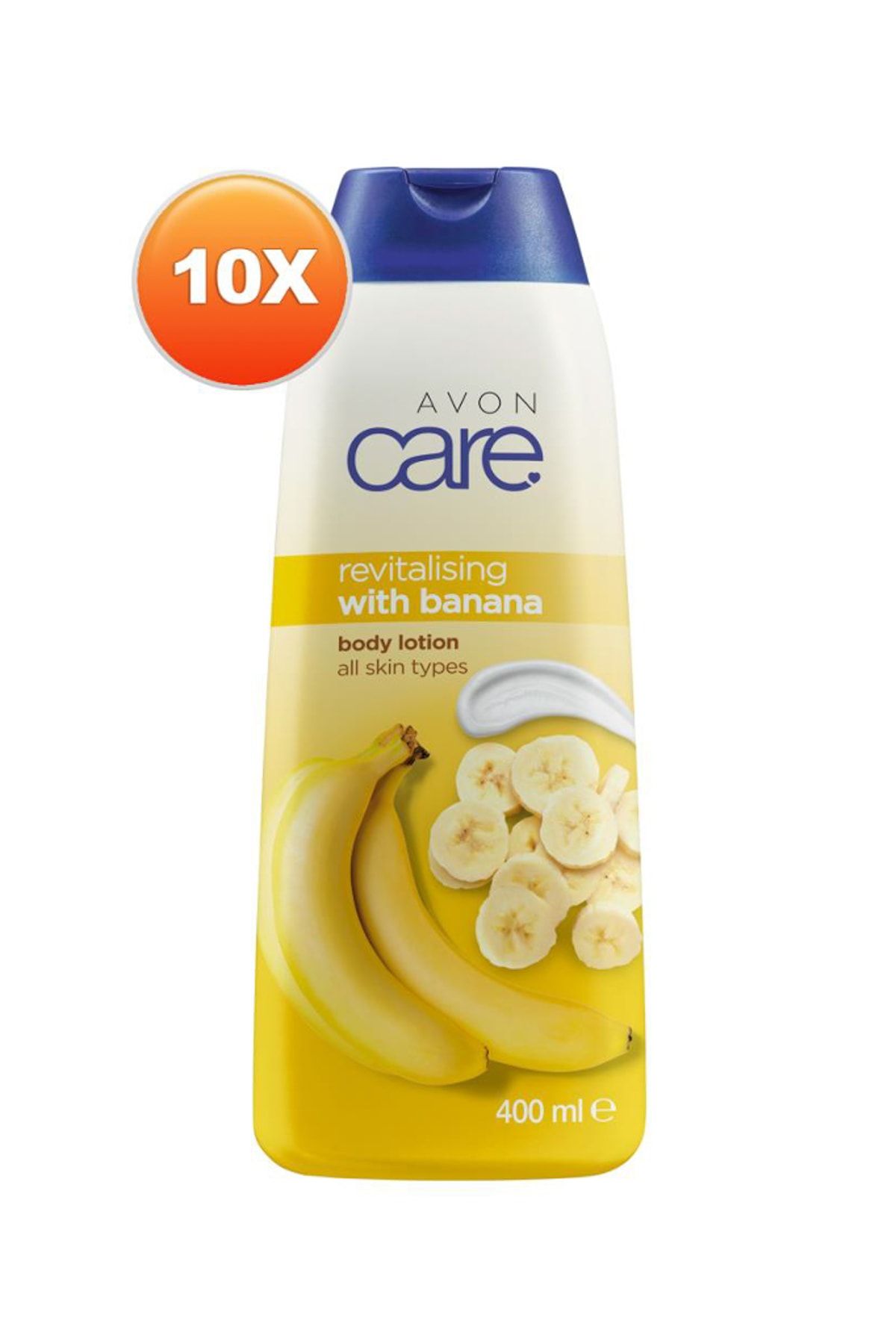 AVON Care Revitalising Muz Özlü Vücut Losyonu 400 ml Onlu Set