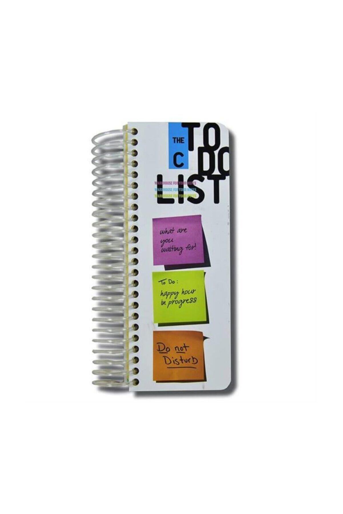 Container To Do List 8x21 120 Yaprak Çizgili Sert Kapak Not Defteri