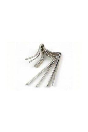 12 Adet Masa Örtüsü Kıskacı Paslanmaz Metal Masa Örtüsü Mandalı 6 cm X 5.3 cm X 1.2cm Image 0