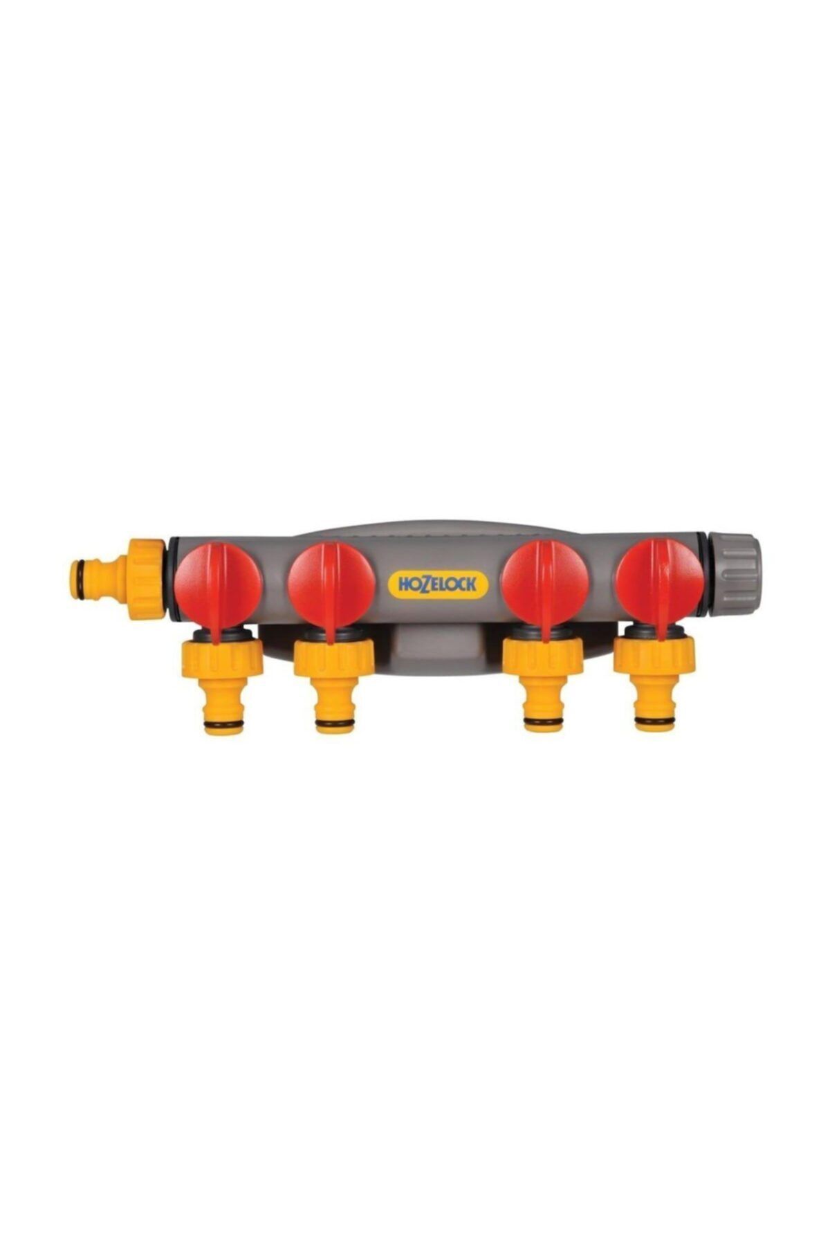 STAXX POWER Hozelock 2150h Dört Yollu Musluk Bağlantısı 4'lü Su Dağıtıcı 1/2-3/4