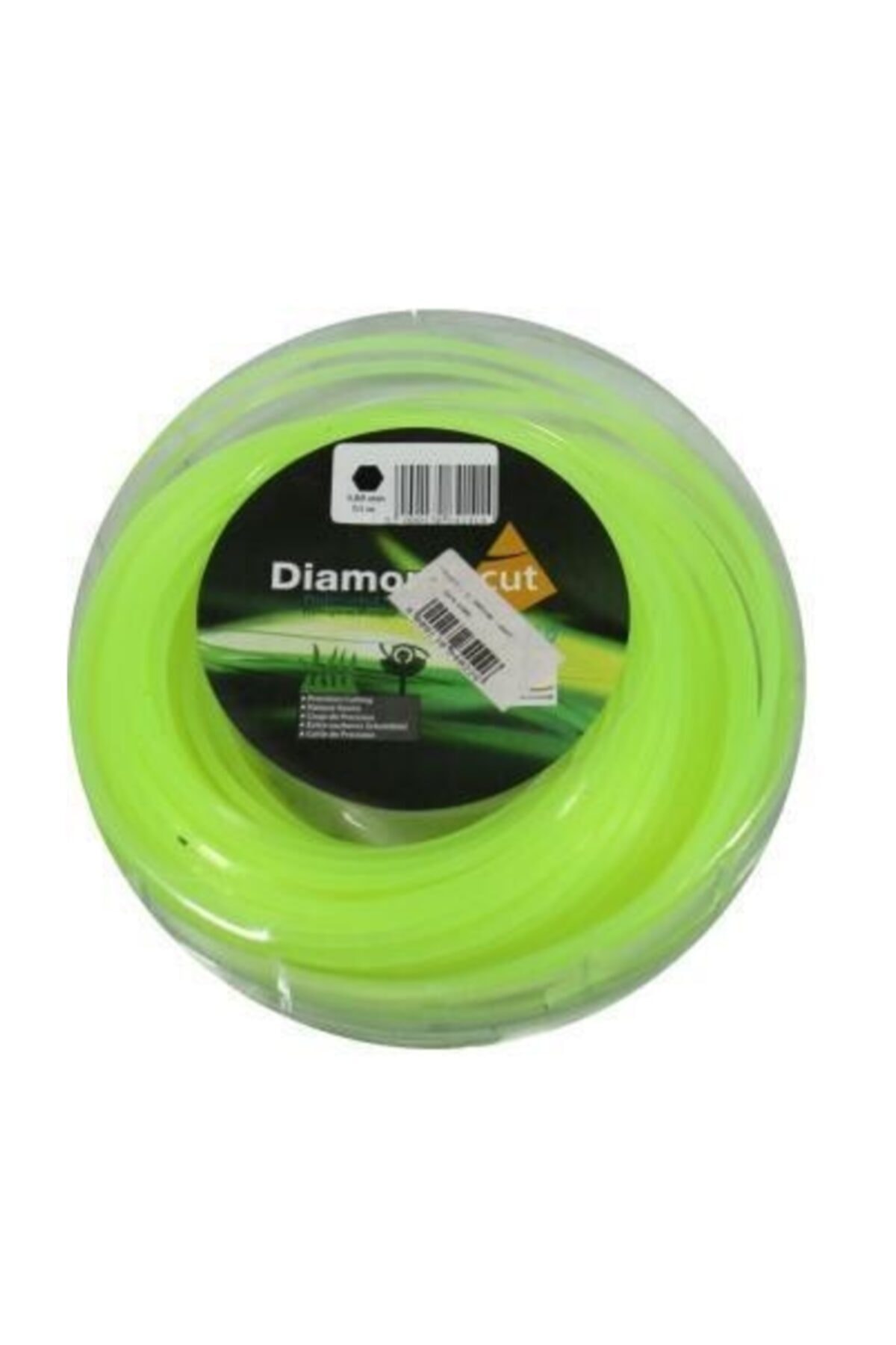 DIGERUI Diamond Misina 3.5mm 37metre 6 Köşe Sarı Misina