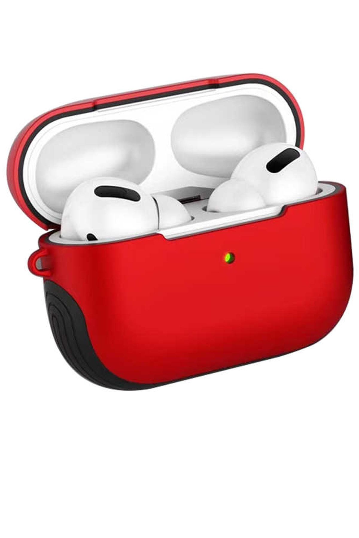 Aksesuarcım Apple Airpods Pro Kılıf Pastel Renkli Silikon Koruma Kopçalı Shockproff
