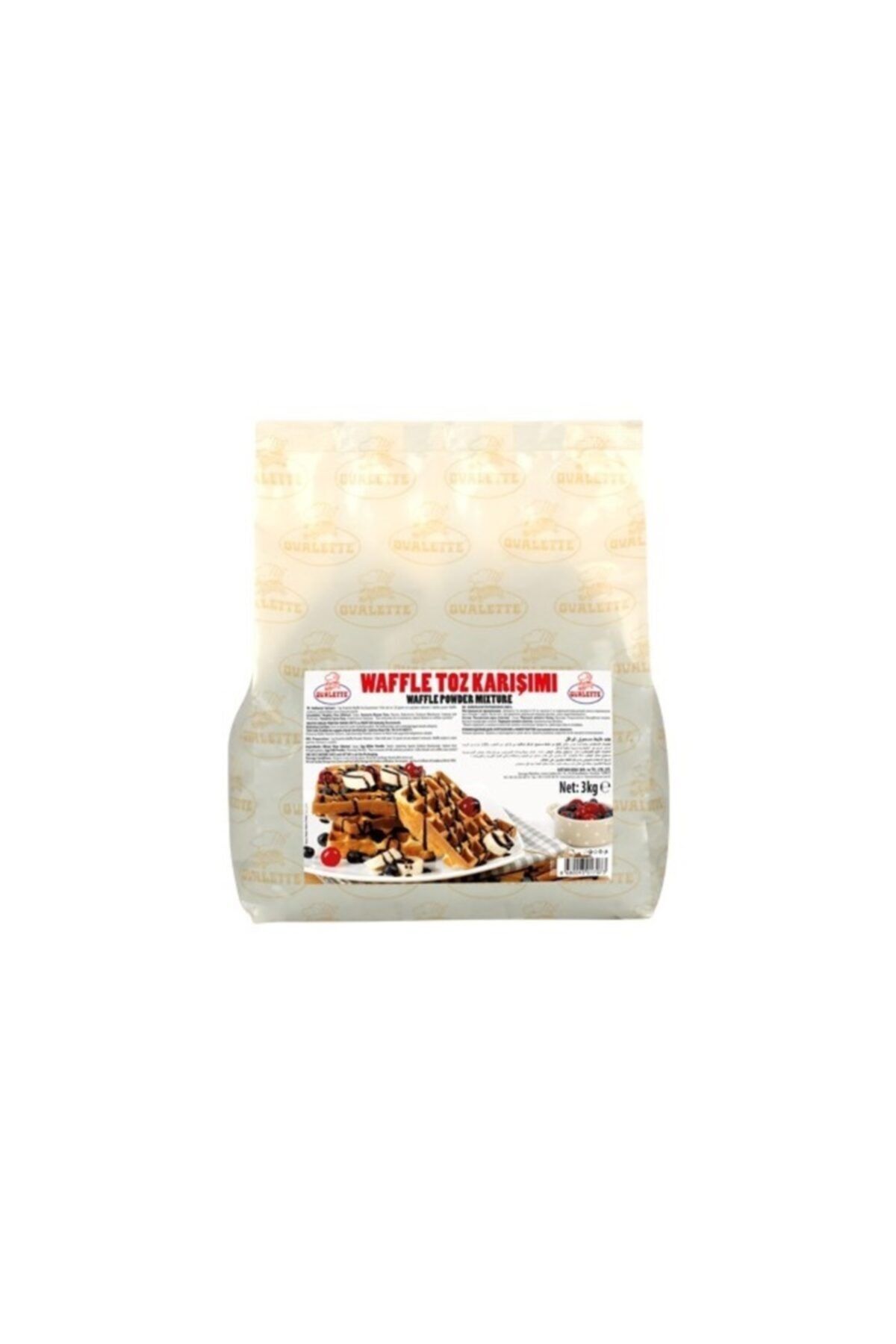 ovalette Katsan Waffle Toz Mix Karışımı 3 kg