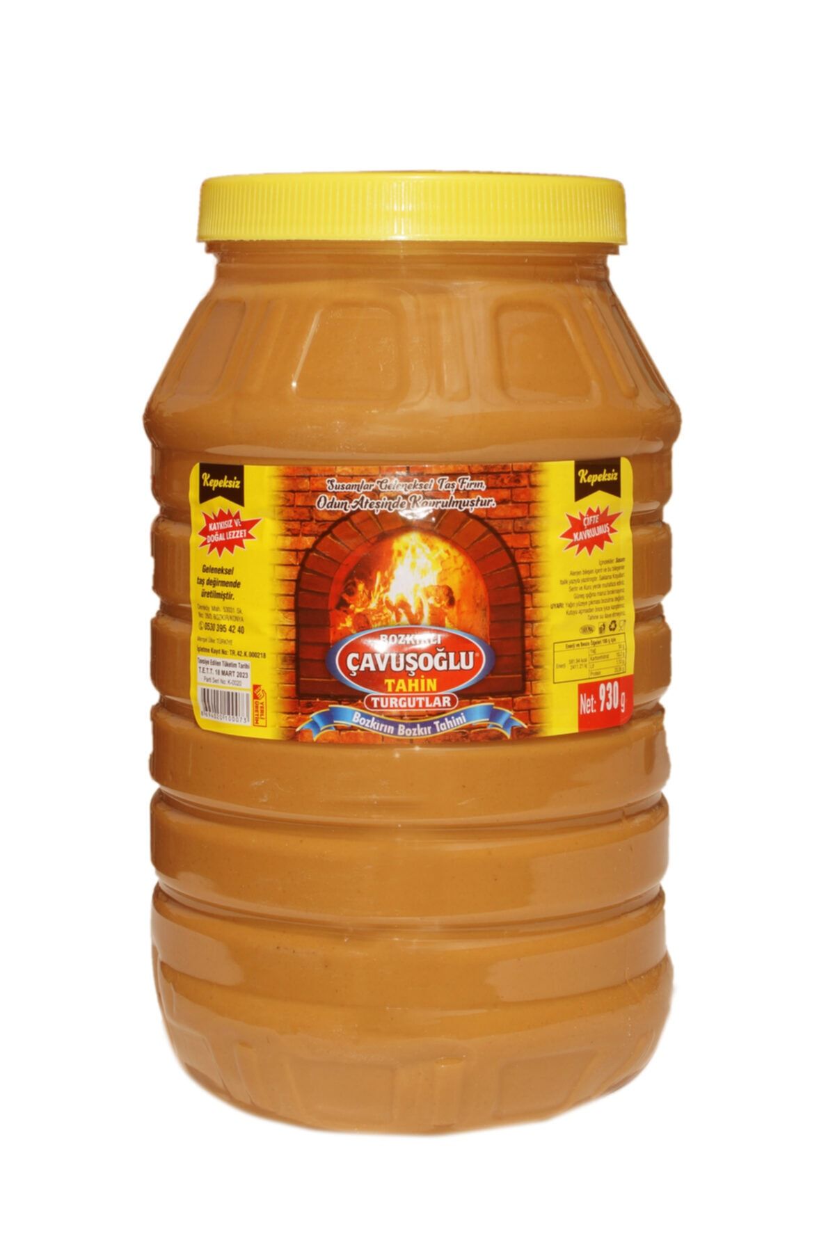 Çavuşoğlu Odun Ateşinde Kepeksiz Bozkır Tahini 2900g
