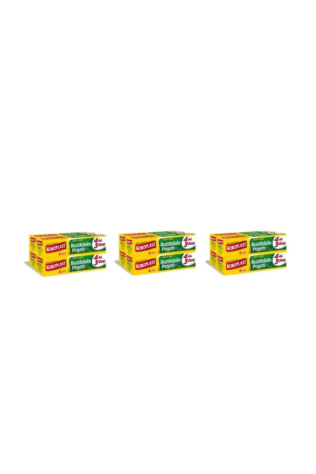 Koroplast Buzdolabı Poşeti Orta Boy 3'lü Set