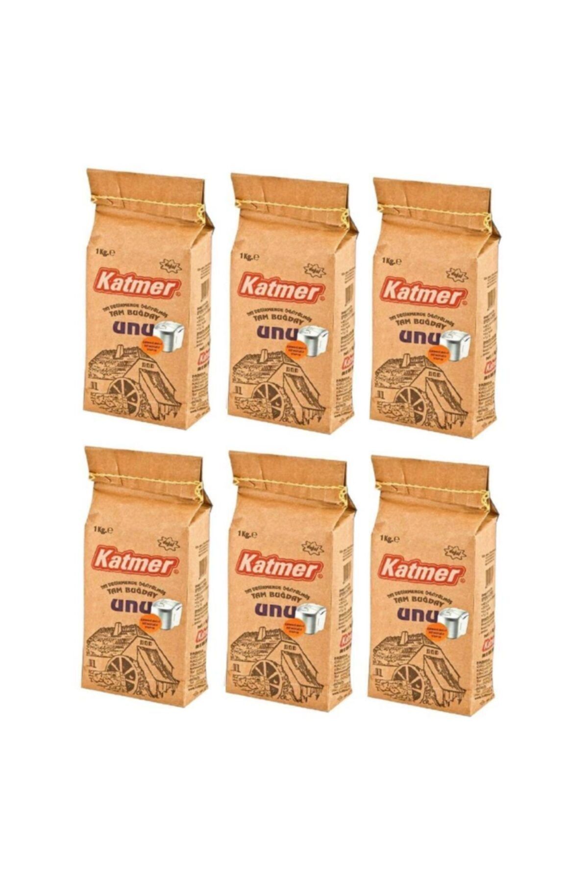 Pınar Katmer Tam Buğday Unu 6 Adet X 1000 Gram