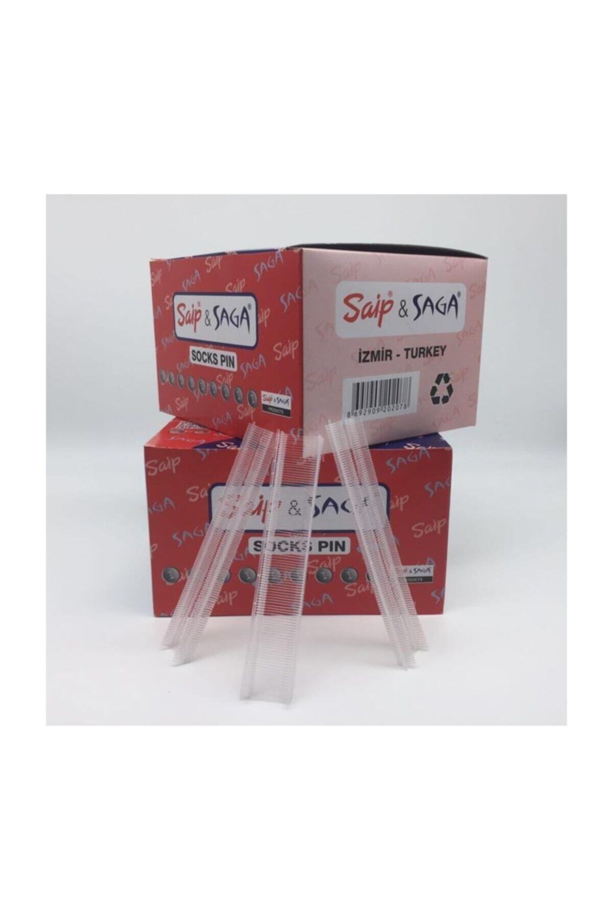 Saip 20 Mm Çorap Kılçığı 10,000 Li Kutu Şeffaf