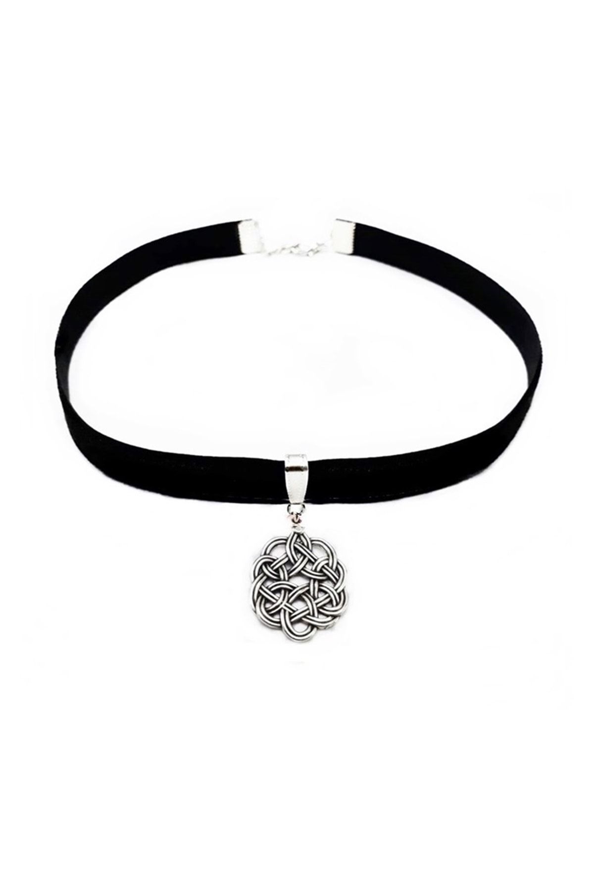 Bijustore Aşk Düğümü Kazaziye Choker Tasma Kolye