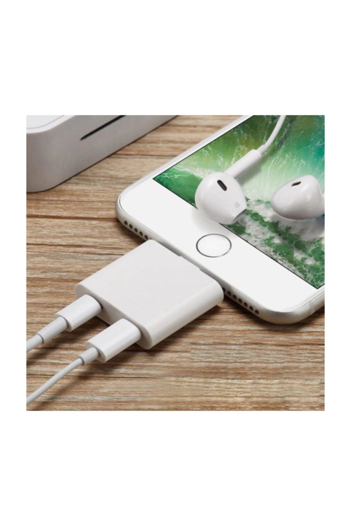 Rowen Bitmedenhemenal Iphone 7 8 Plus X Xr Xs Max Kulaklık Şarj Giriş Adaptör Splitter-jack