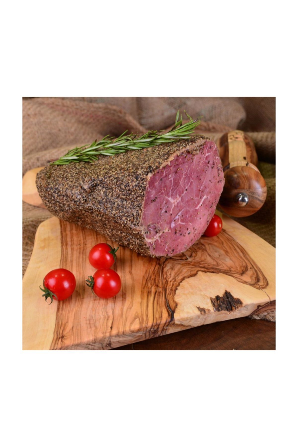 Gurmepark Tütsülenmiş Dana Füme Et Karabiberli Az Yağlı Katkısız 250 Gr