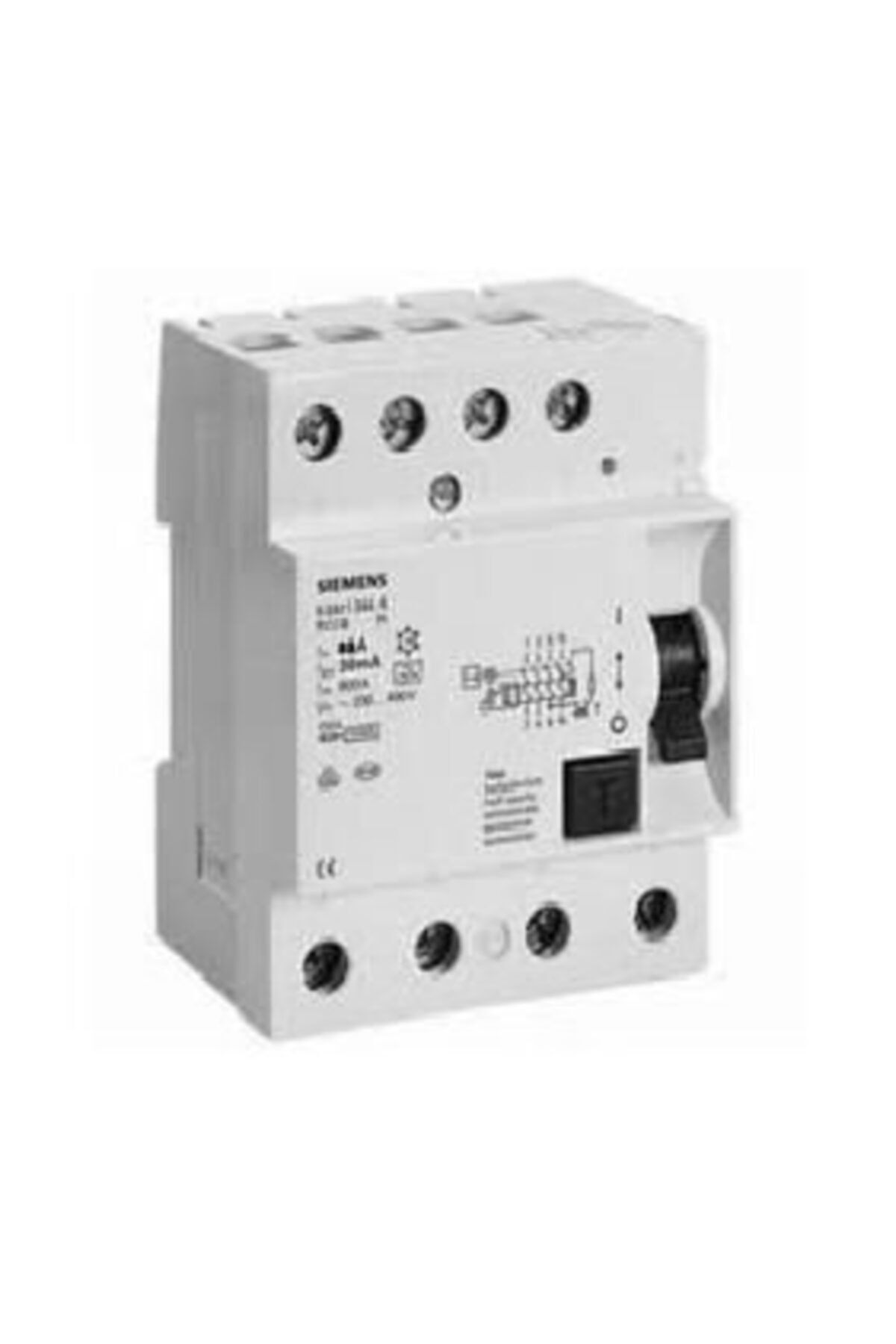Siemens 5sm3345-0 3x125a 30ma Kaçak Akım Koruma Rölesi