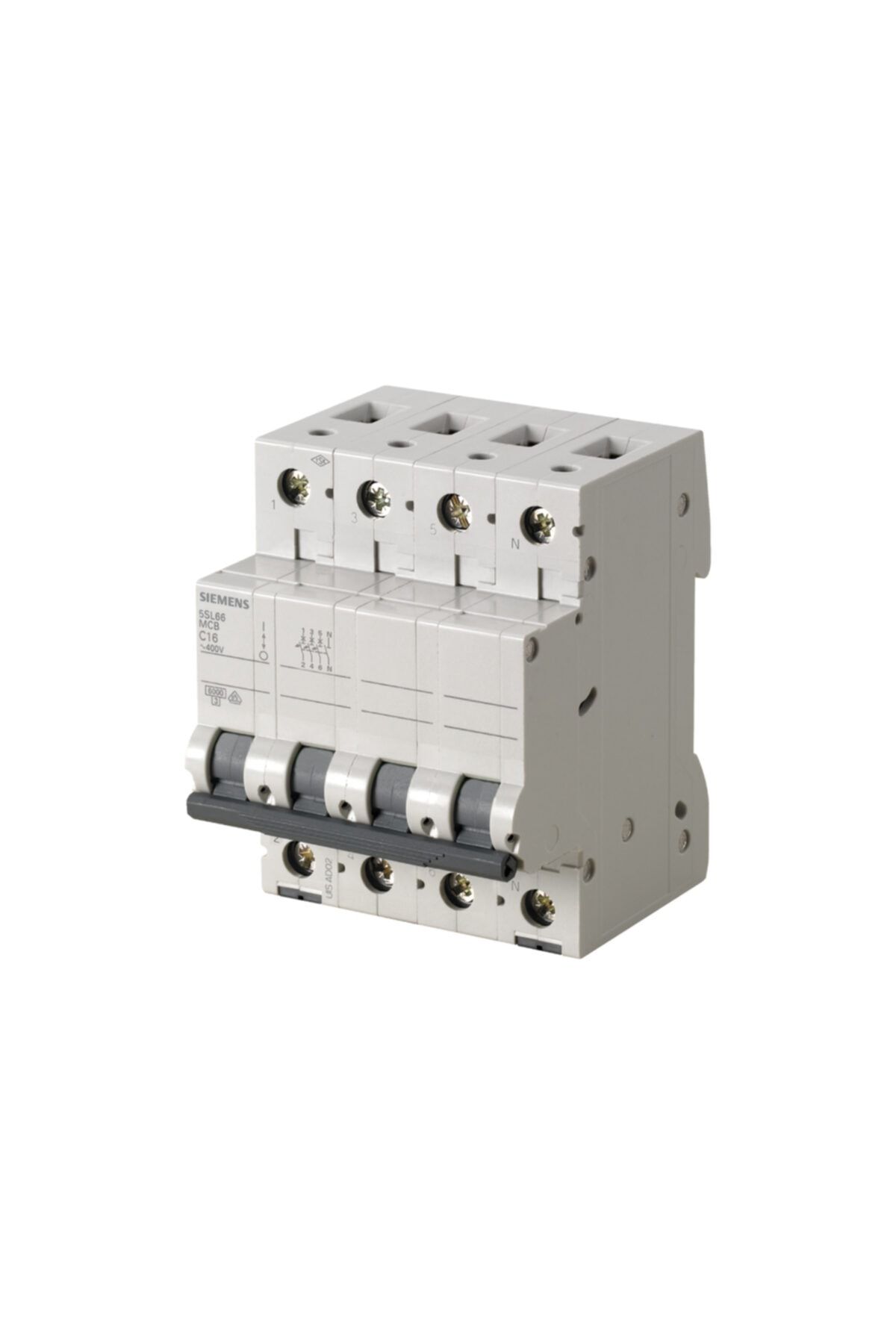 Siemens 5sl6606-7ya 6amper 3faz-n 6ka C Tipi Otomatik Sigorta C6x4
