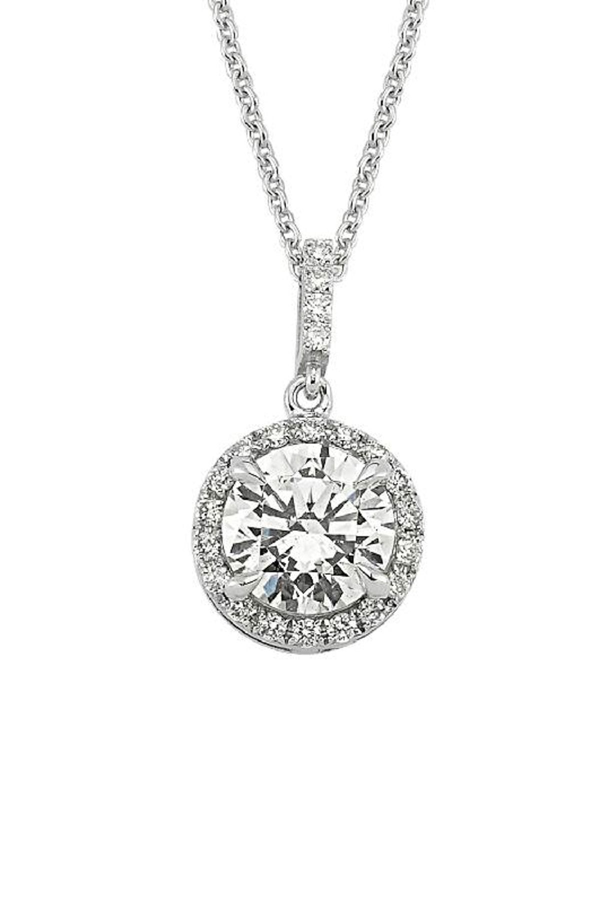 Altınbaş Pırlanta Topaz Tektaş Kolye EBH245-2-8K