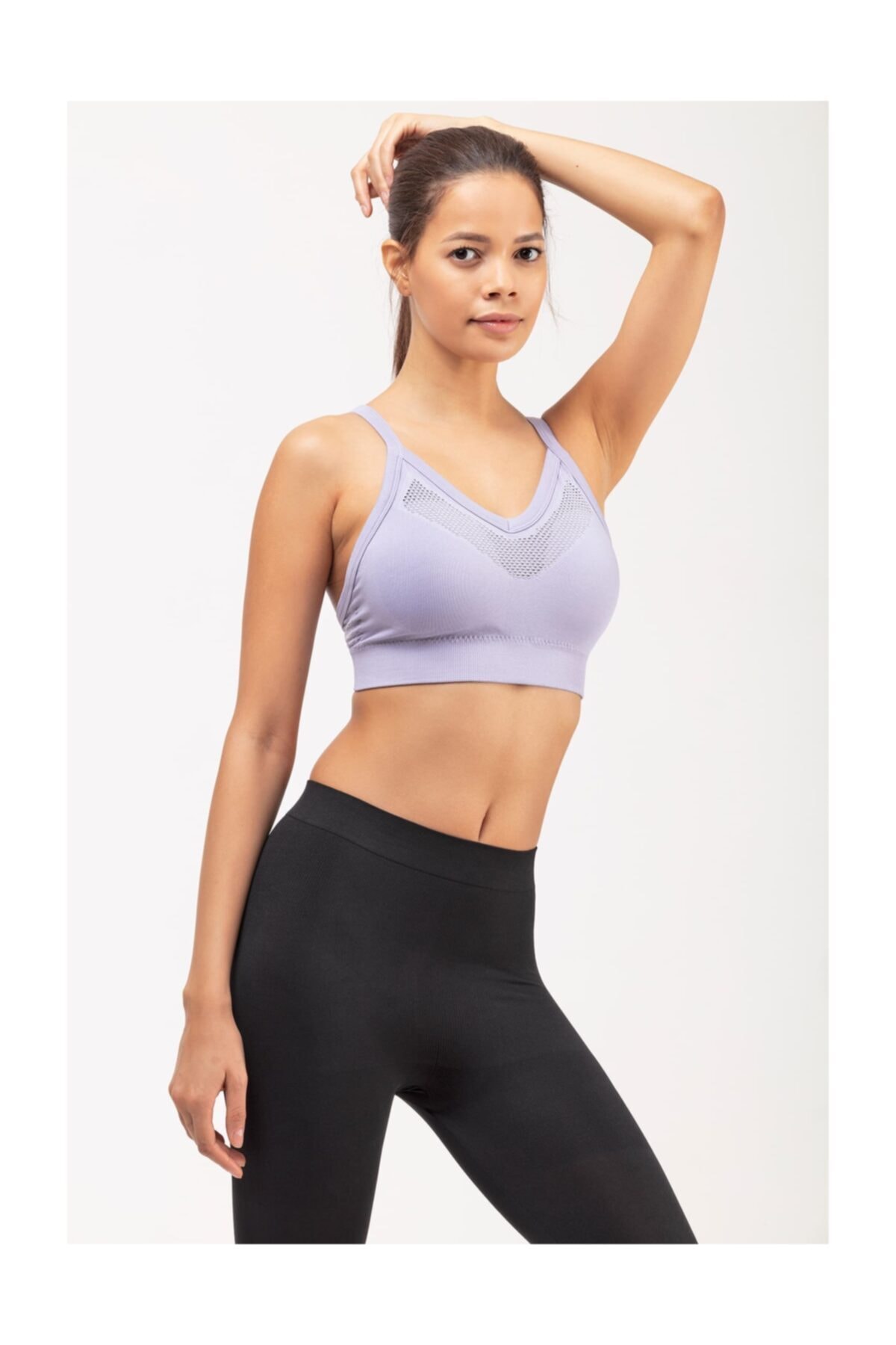 Elite Life Kadın Mor Destekli Sporcu Sütyeni