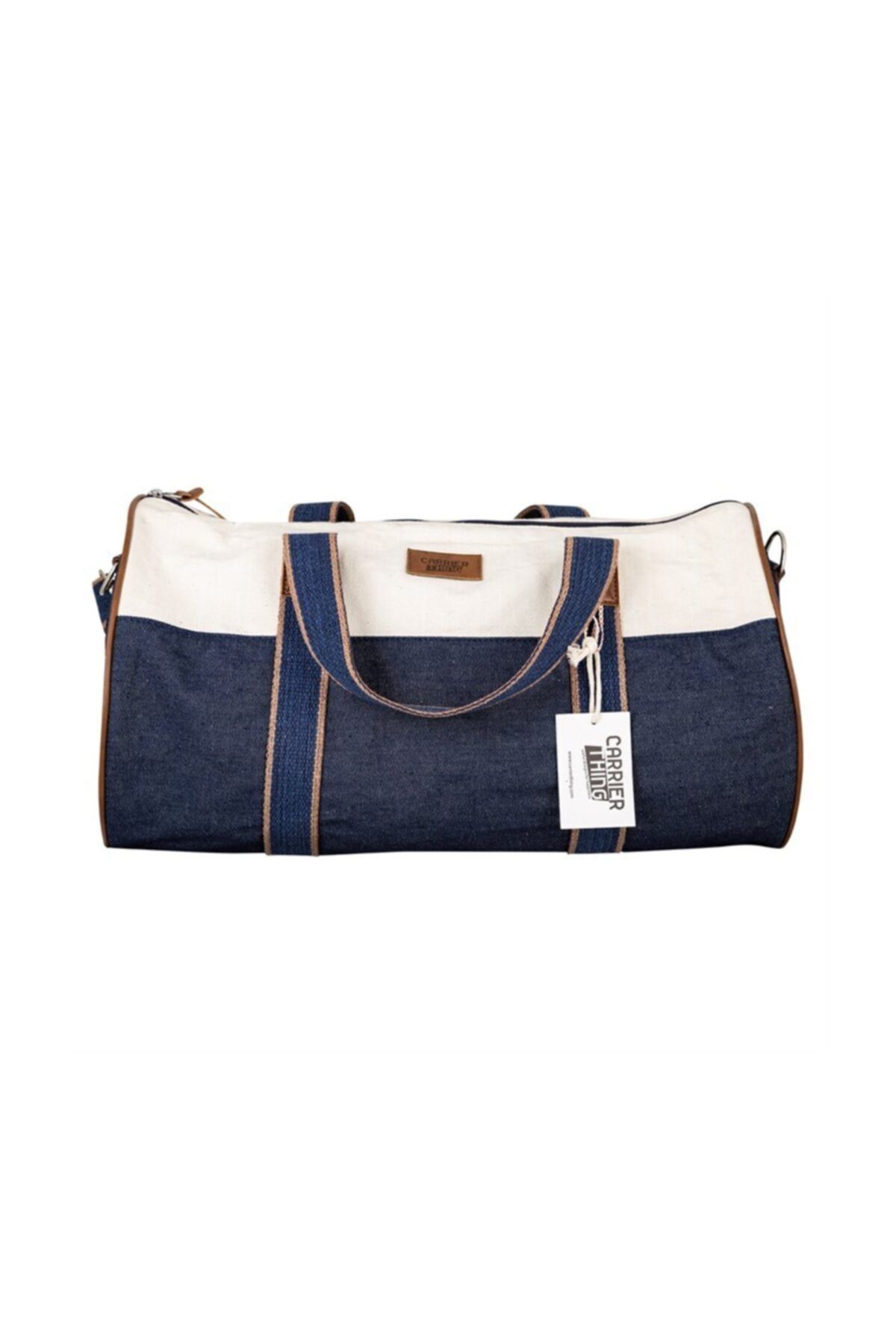 Carrier Thing Silindir Spor Seyahat Çantası Lacivert Denim