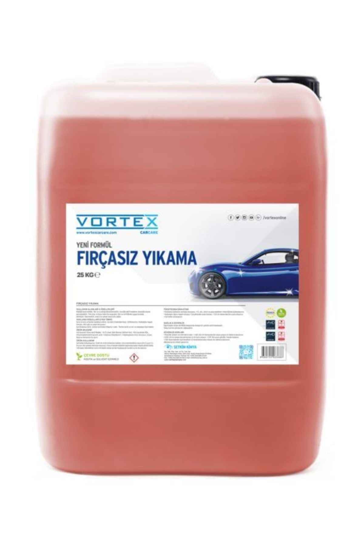 Vortex Fırçasız Oto Yıkama Köpüğü 25 kg