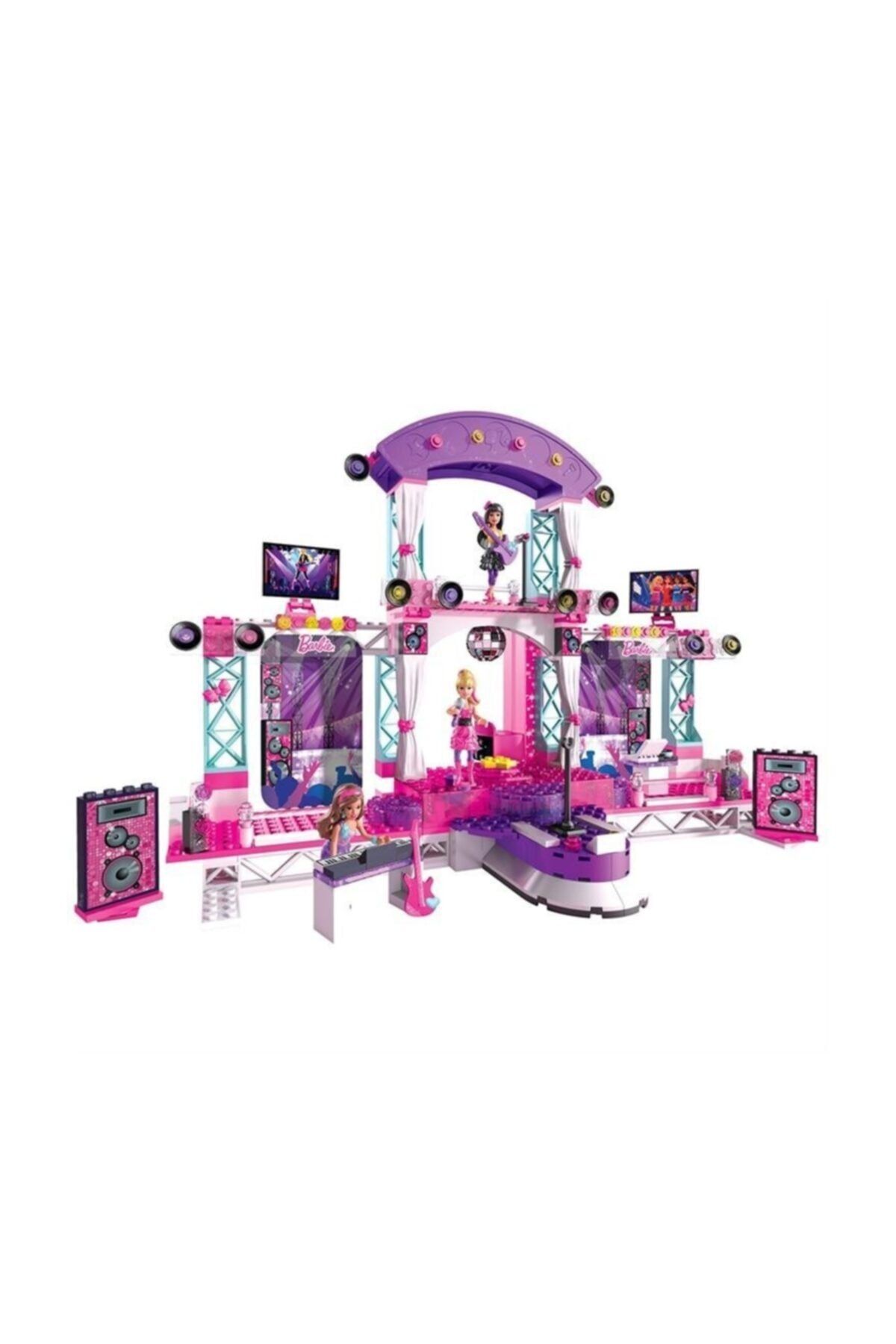 Barbie Mega Bloks Barbie Rock Star Sahnesi Oyun Seti