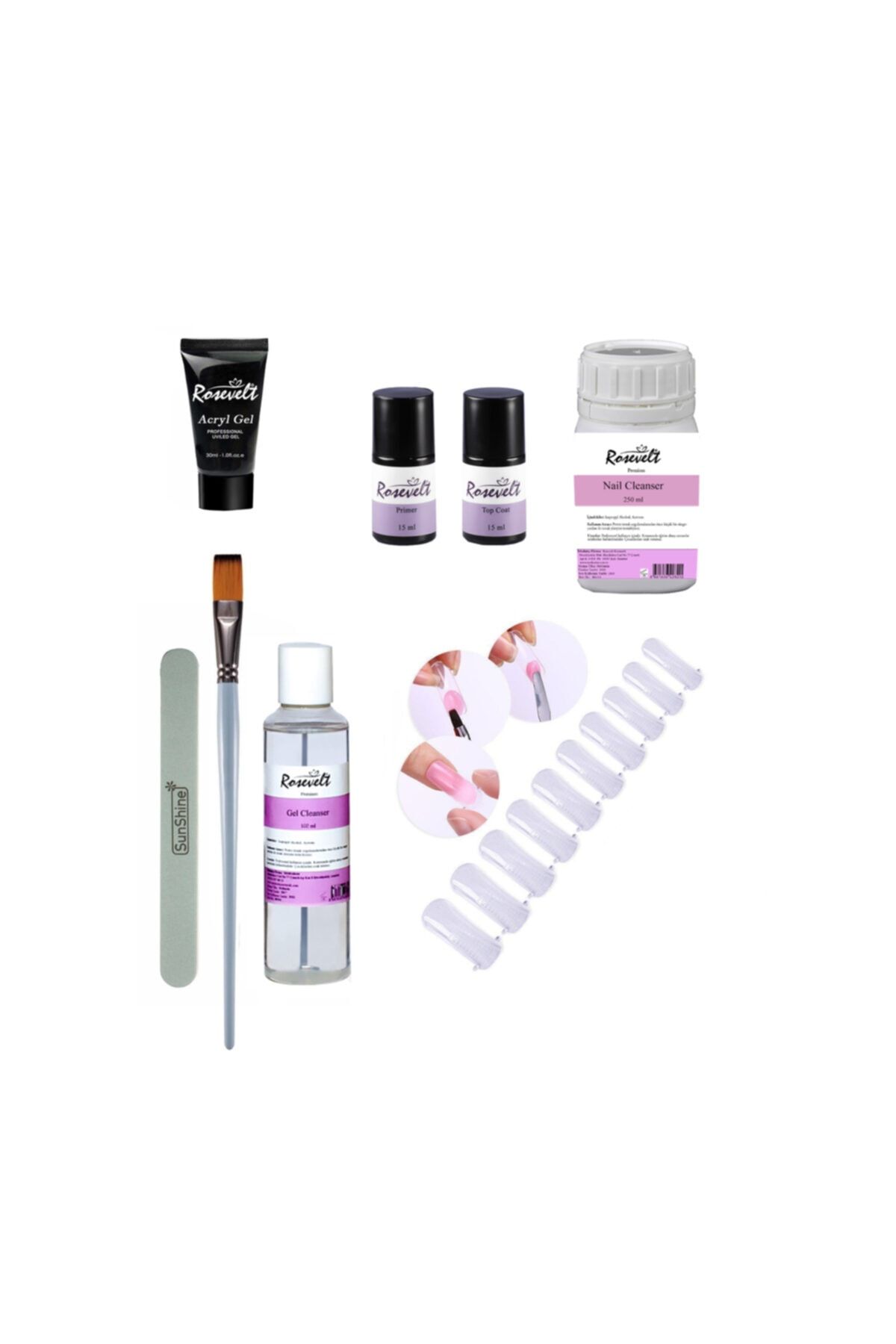 ROSEVELT Tam Başlangıç Poly Gel Seti