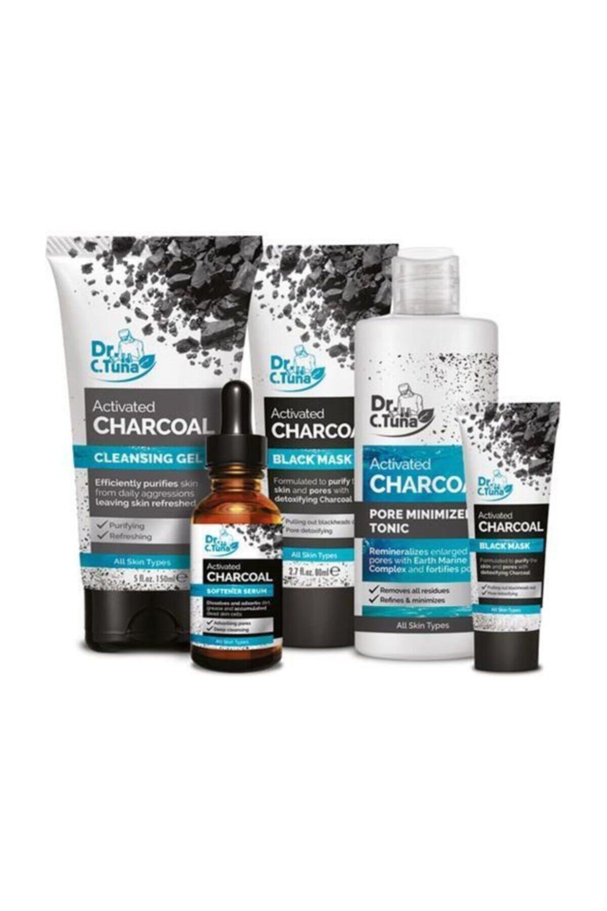Farmasi Dr.c.tuna 5'li Aktif Karbon Seti-jel+serum+maske+tonik+maske