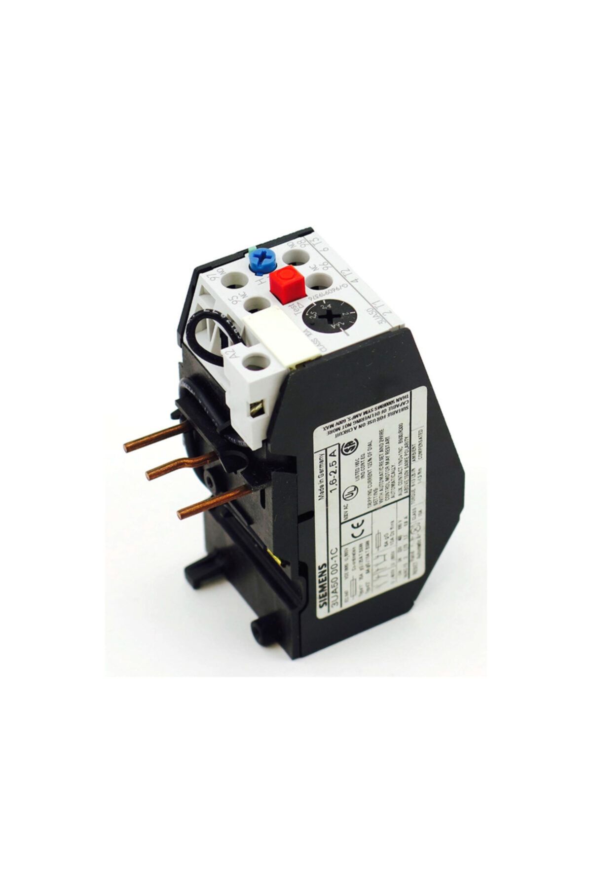 Siemens 3ua5200-1c, Termik Röle, 1no-1nc, 1.6-2.5 Amper, Boy S1