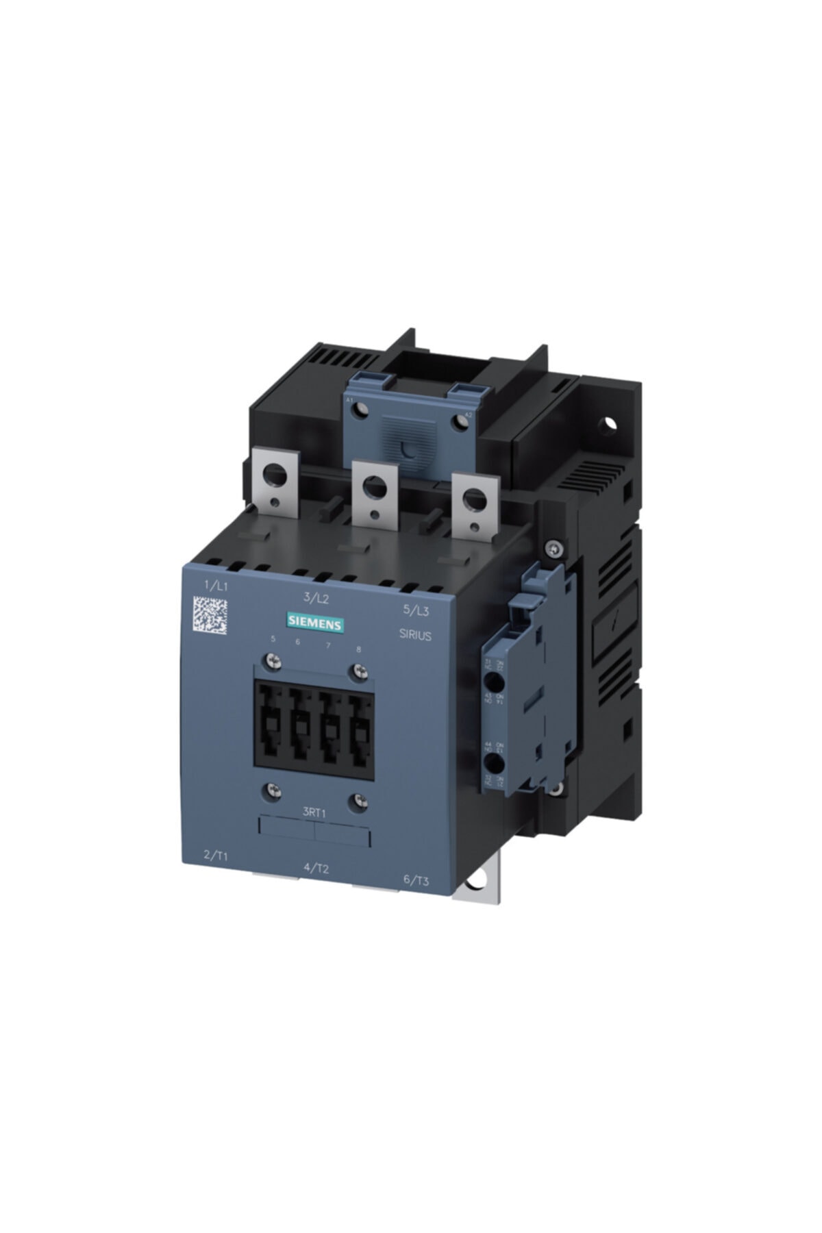 Siemens 3rt1056-6ap36, 90kw, 185amper, 230 Volt Ac Dc, Sirius Kontaktör, 2no-2nc Kontaklı