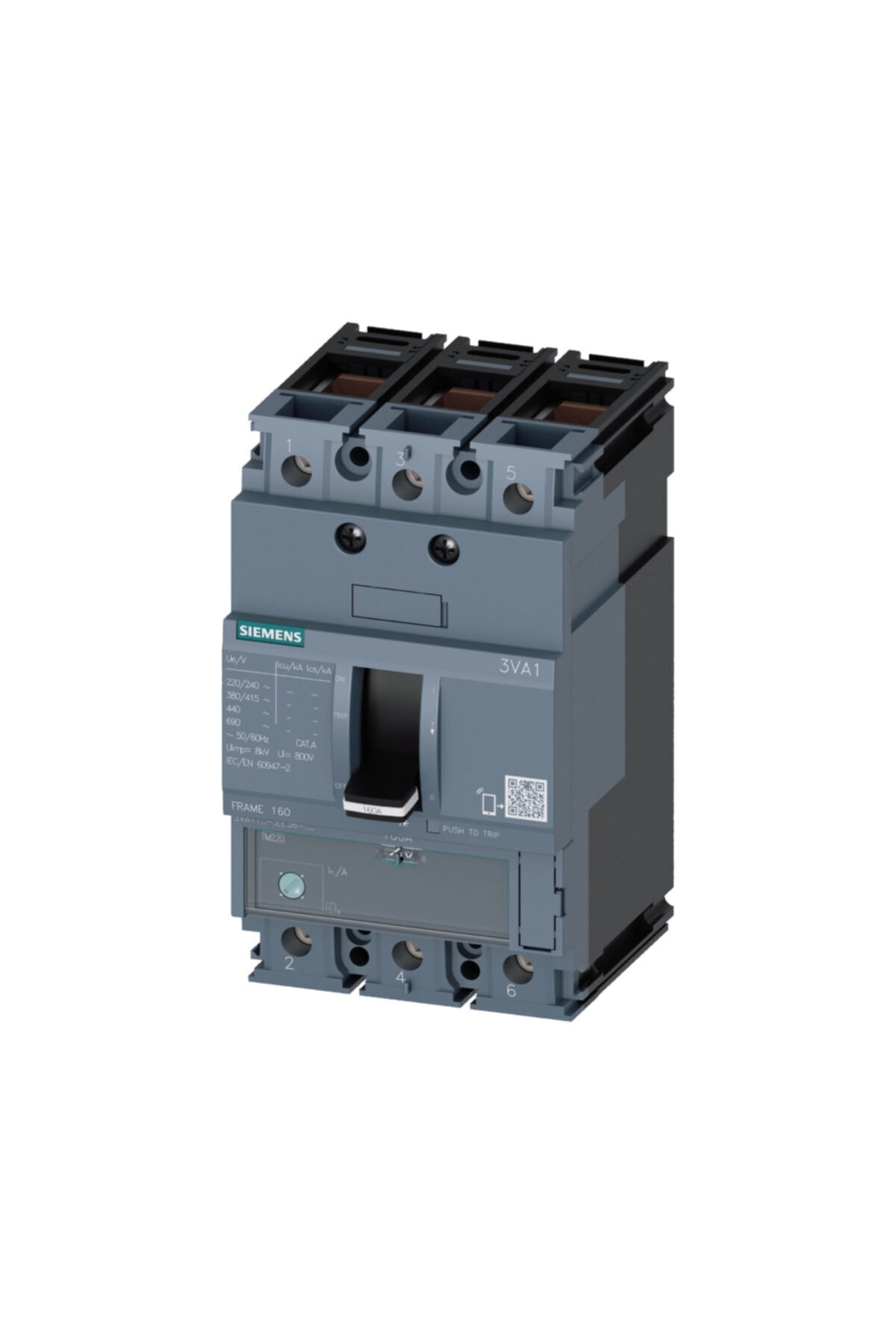 Siemens 3va1120-4ee36-0aa0, Kompakt Termik Manyetik Şalter, 14-20 Amper, 36ka, (tmş)