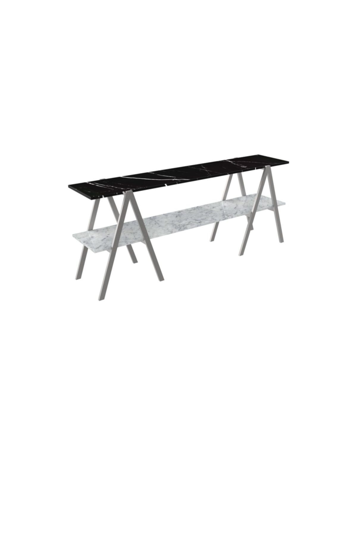 MAKSA Anji 200cm  Satine Paslanmaz Konsol